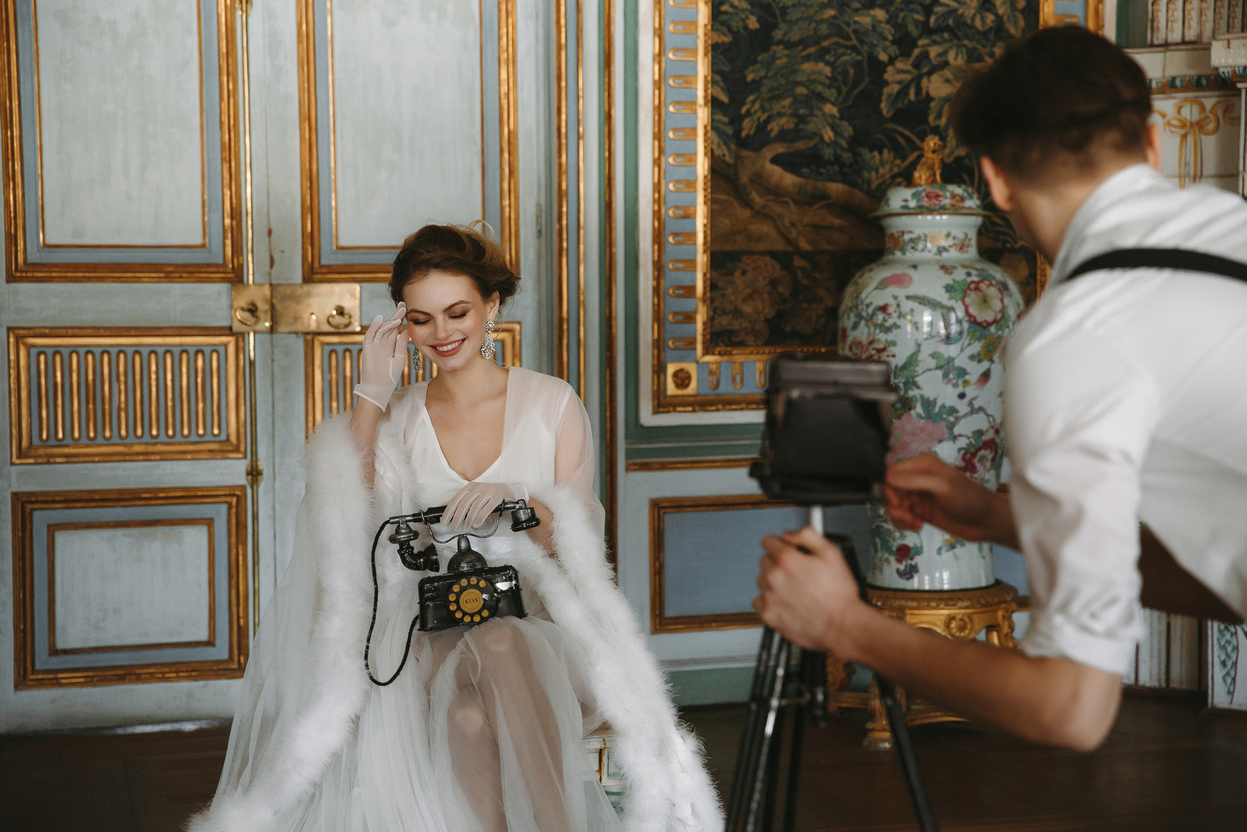 Свадебная фотосессия в Кусково, свадебный фотограф в Кусково