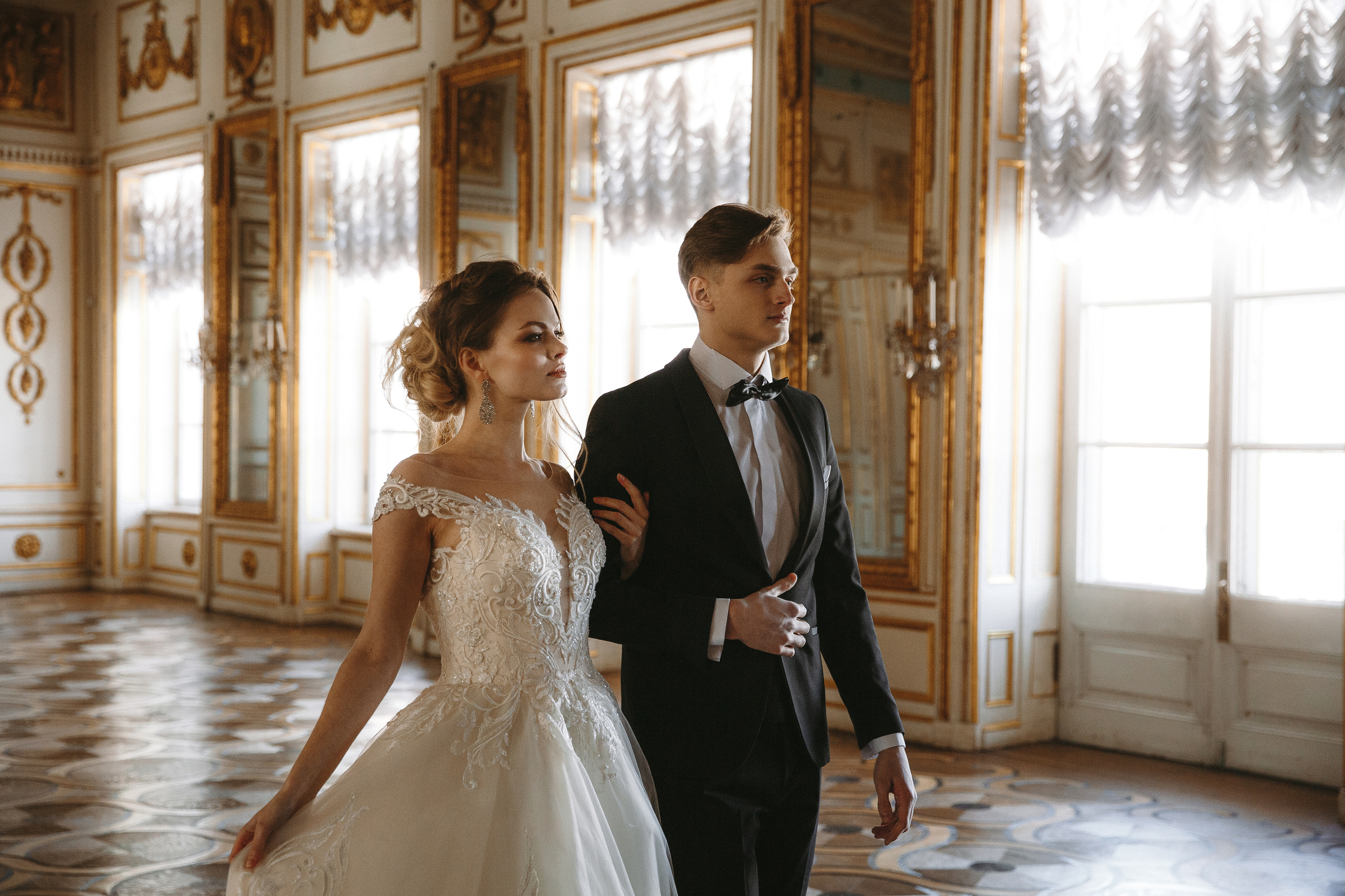 Свадебная фотосессия в Кусково, свадебный фотограф в Кусково