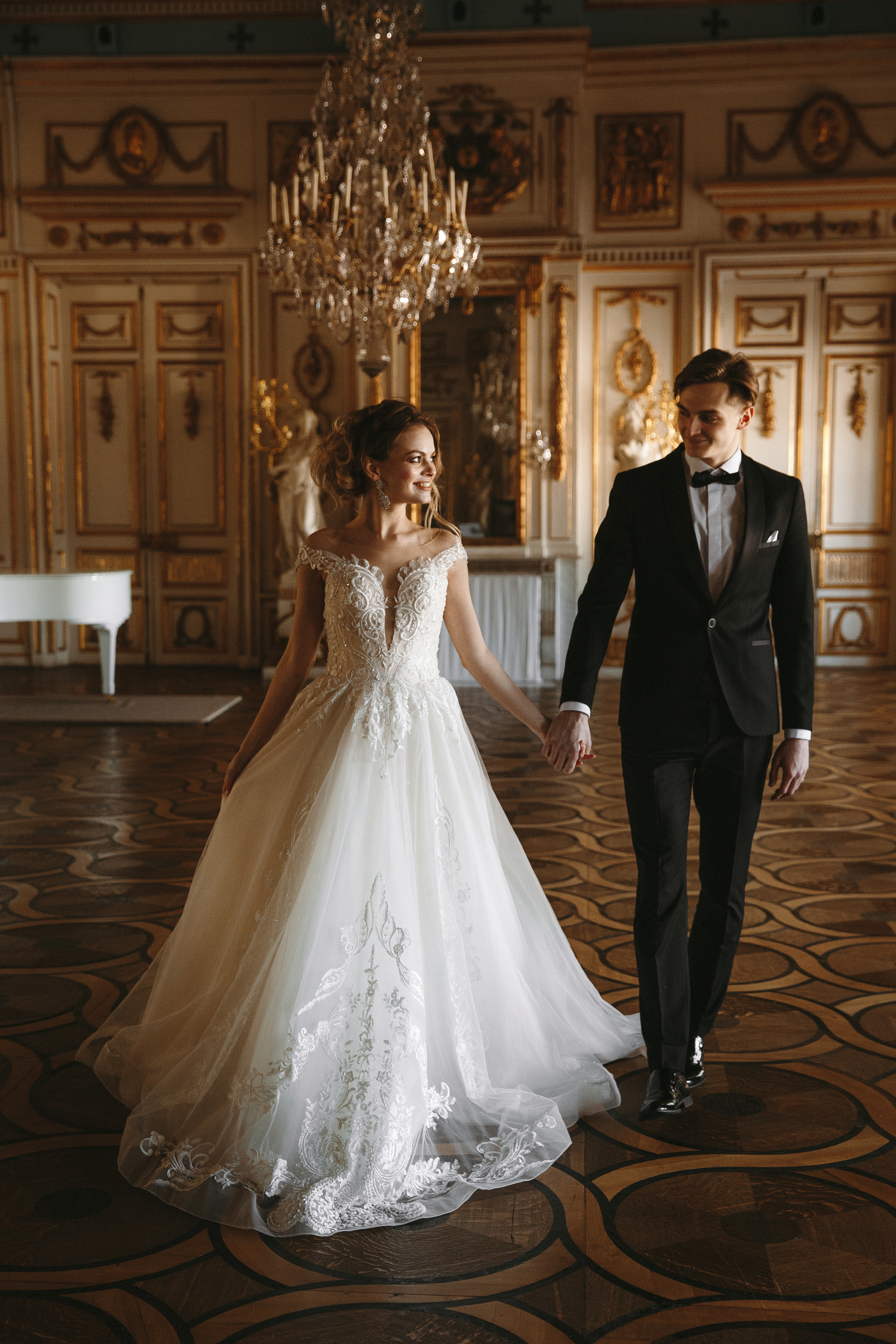 Свадебная фотосессия в Кусково, свадебный фотограф в Кусково