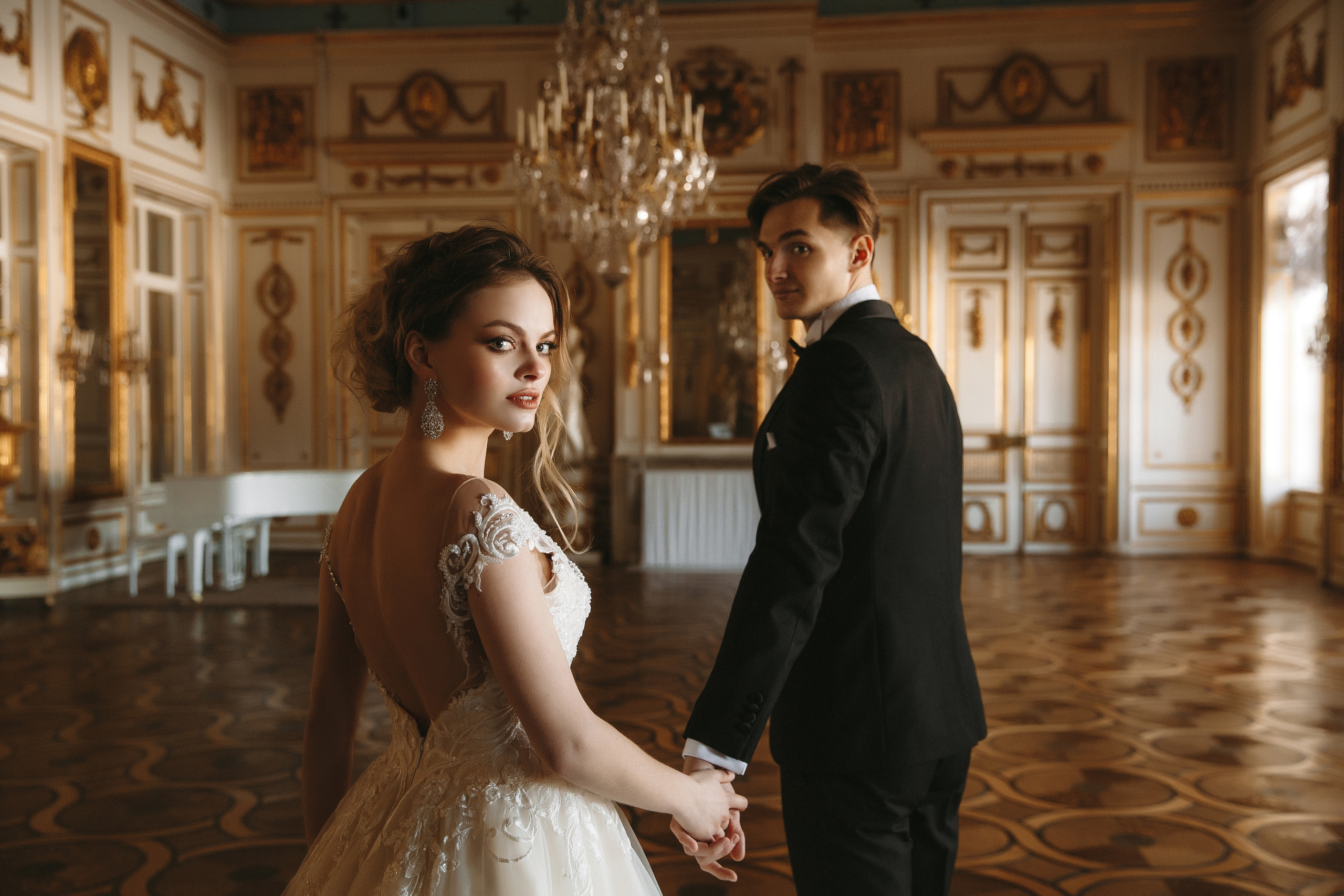 Свадебная фотосессия в Кусково, свадебный фотограф в Кусково