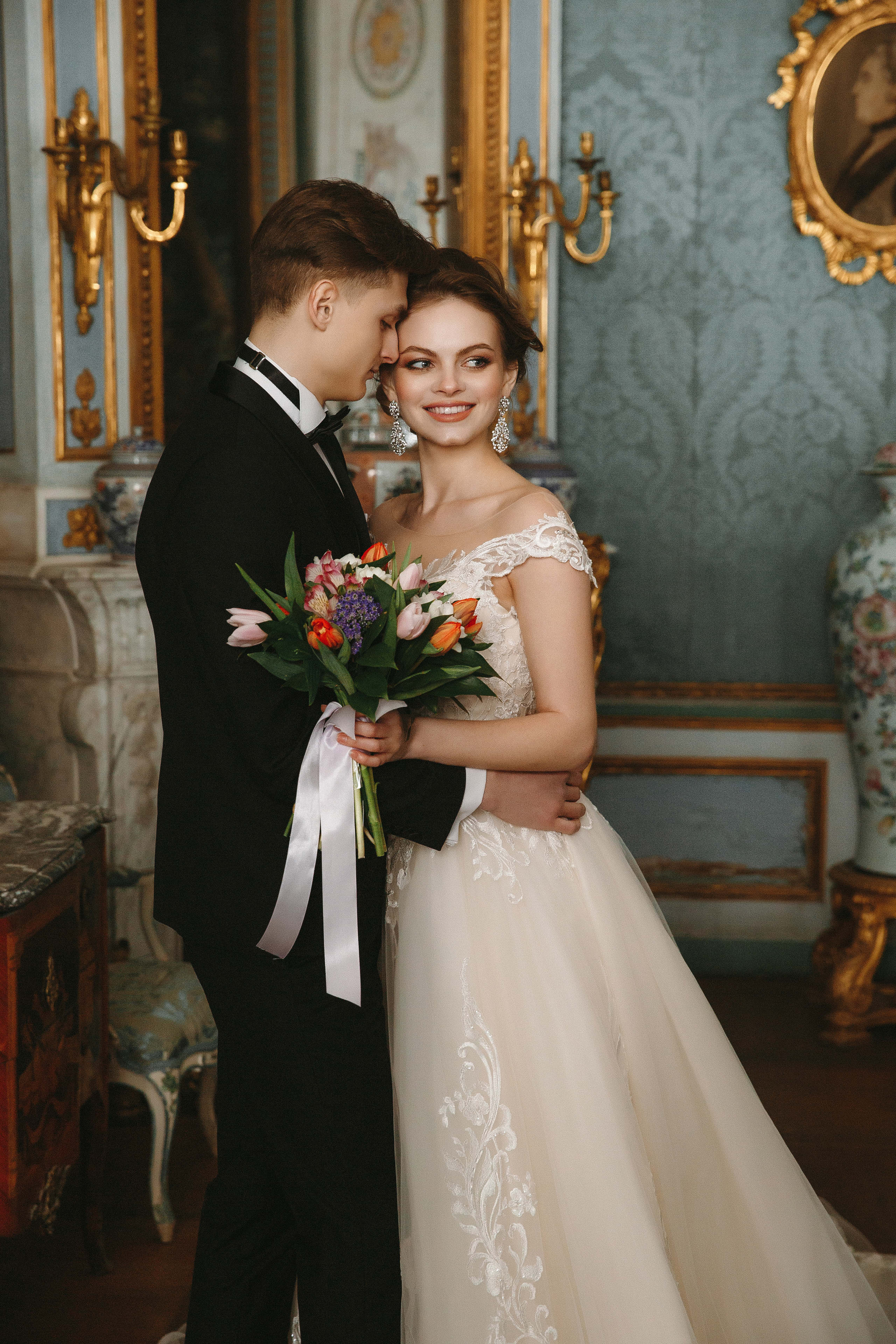 Свадебная фотосессия в Кусково, свадебный фотограф в Кусково