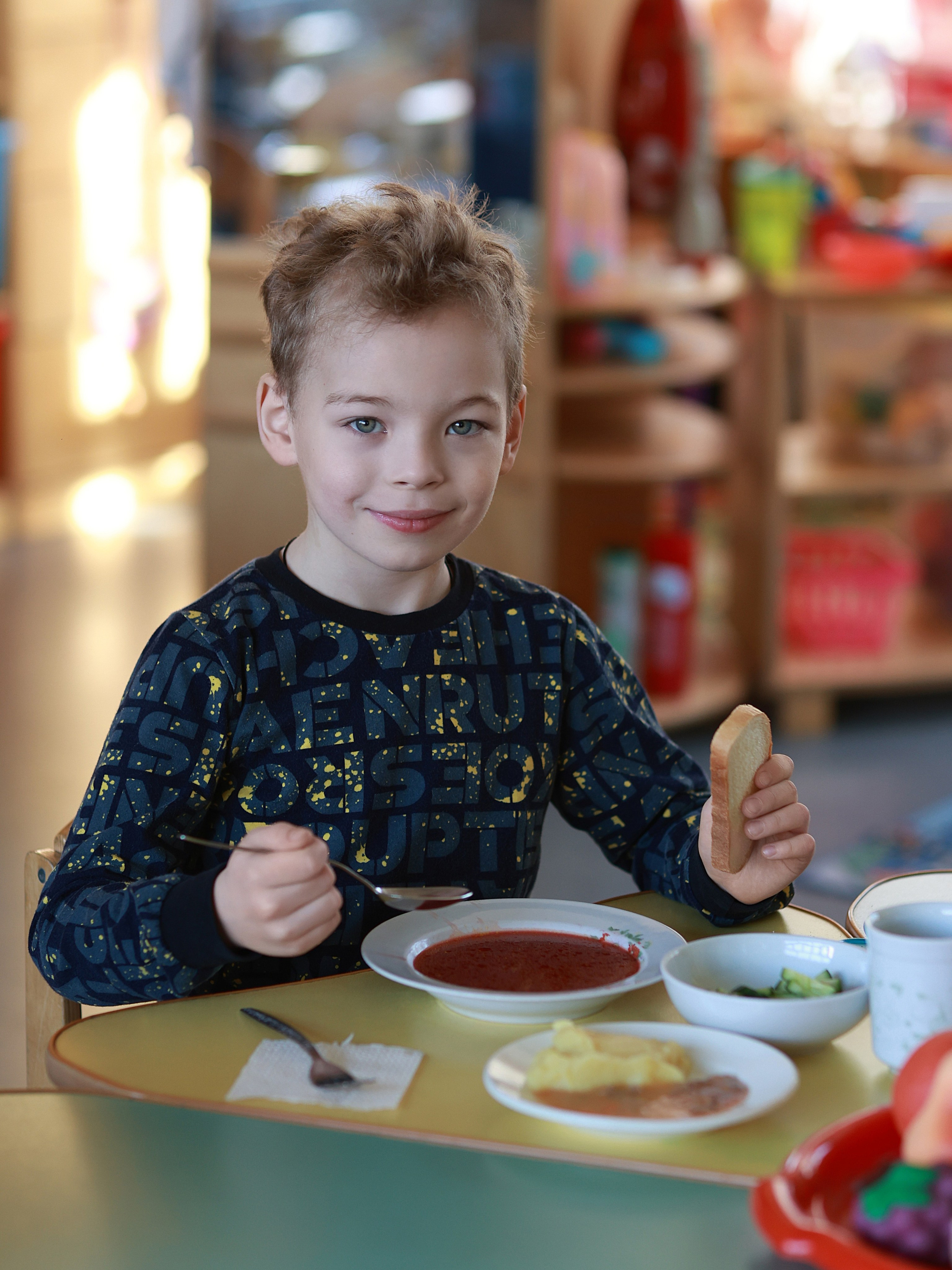 Один день в детском саду