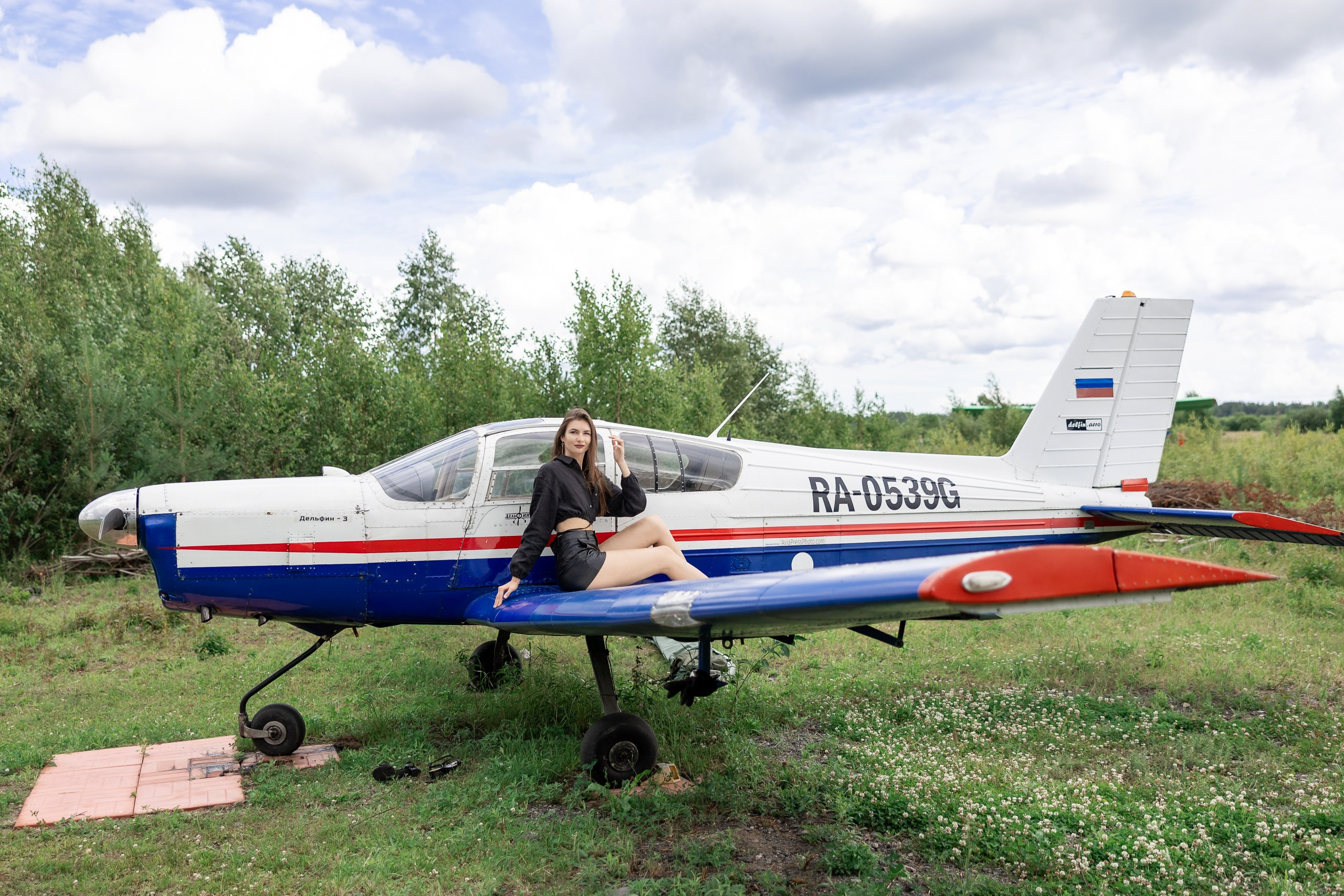 Фотосессия на аэродроме с самолетами Ан-2 и Дельфин-3. Фотограф в Санкт-Петербурге — Сергей Петров