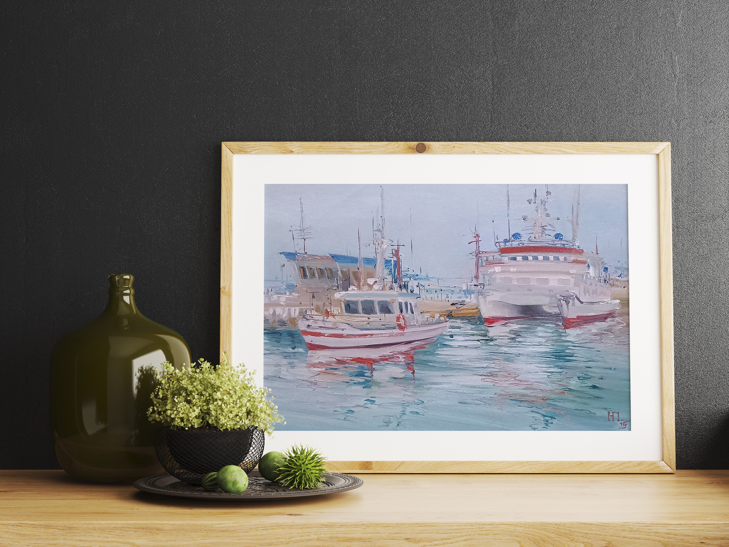 Визуализация картины в интерьере. Наталья Платова