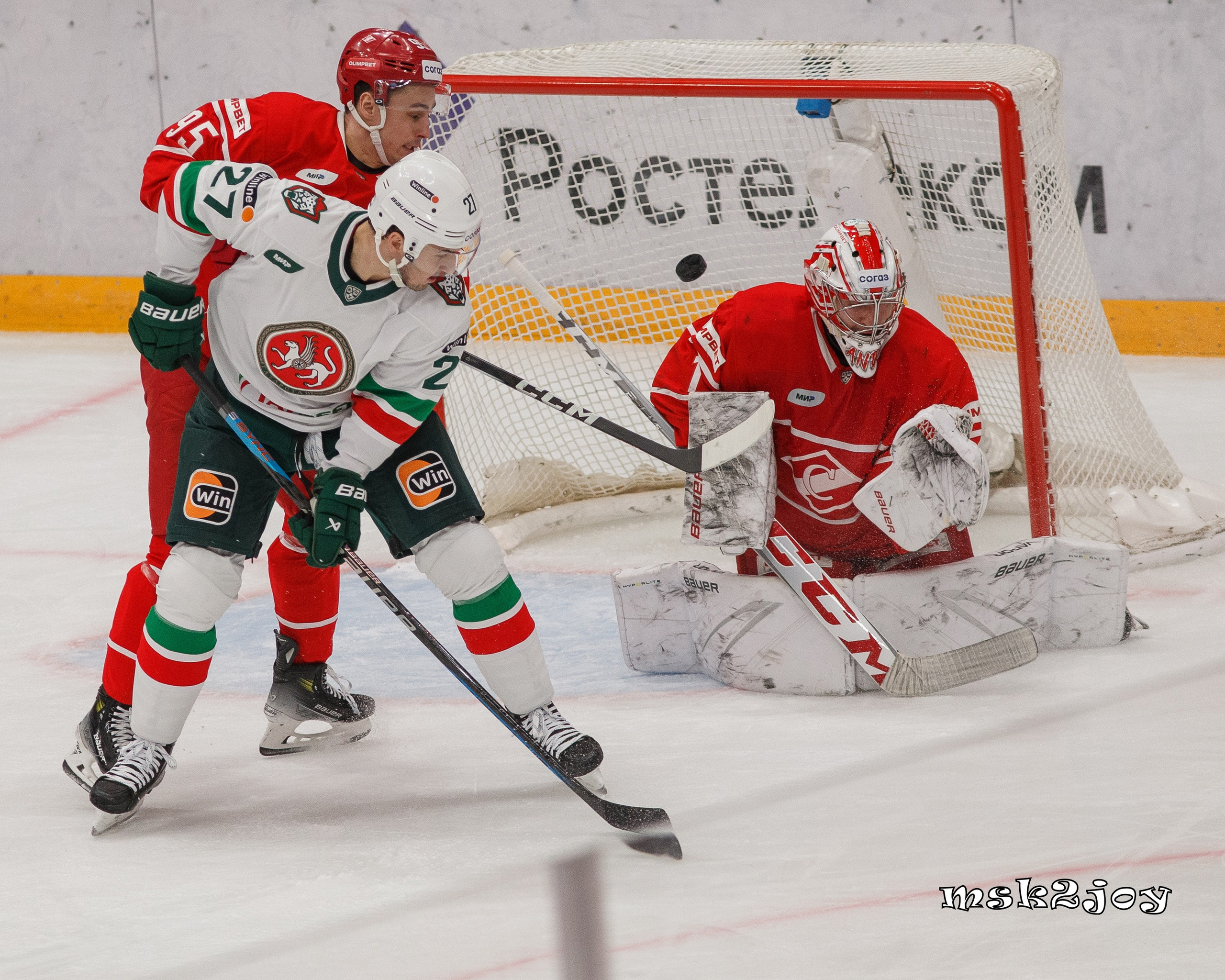 Фоторепортаж. КХЛ. Спартак (Москва) — Ак Барс Казань. Михаил Тоцкий портретный и репортажный фотограф в Москве