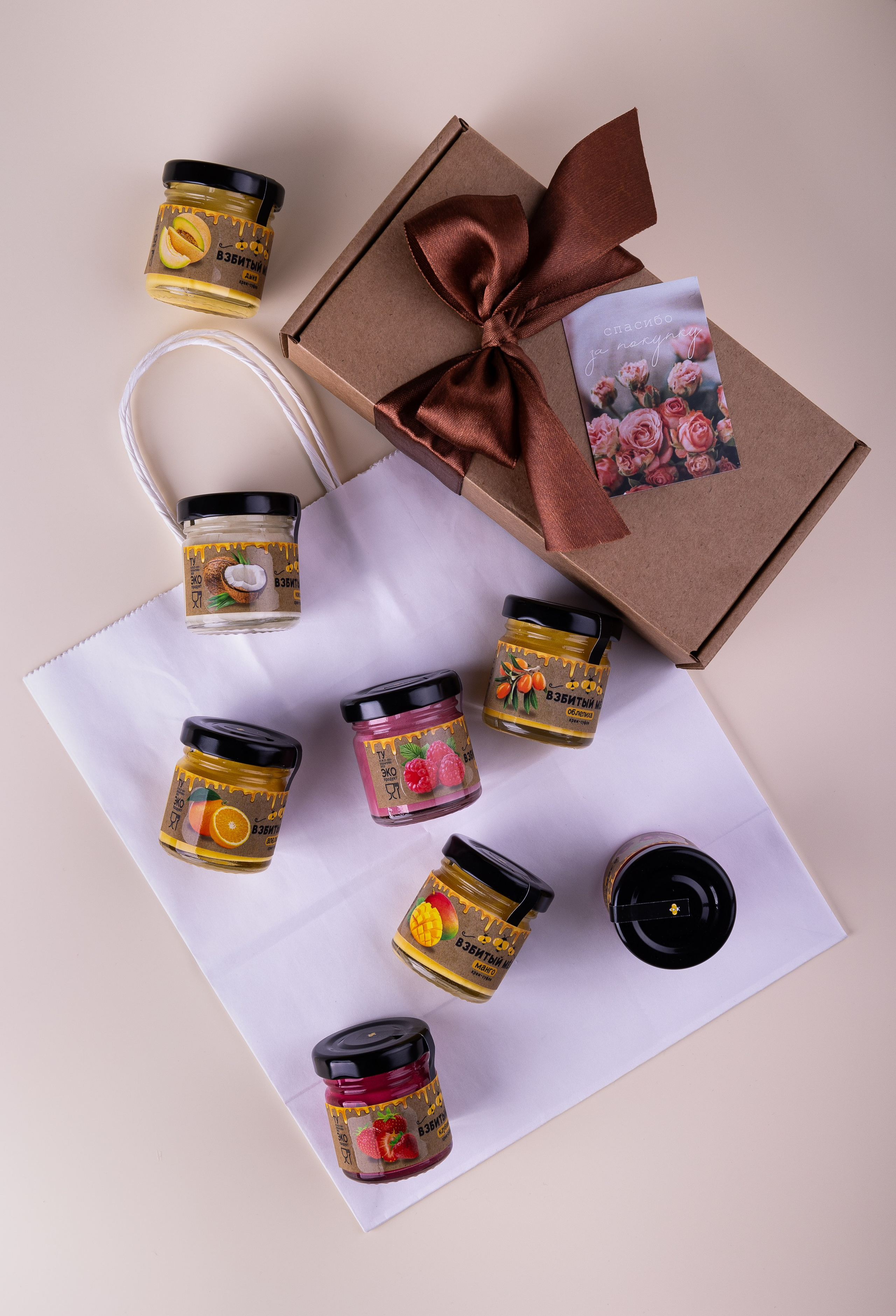 Наборы меда-суфле для маркетплейсов. Предметный и фуд-фотограф Лариса Андреева г. Набережные Челны