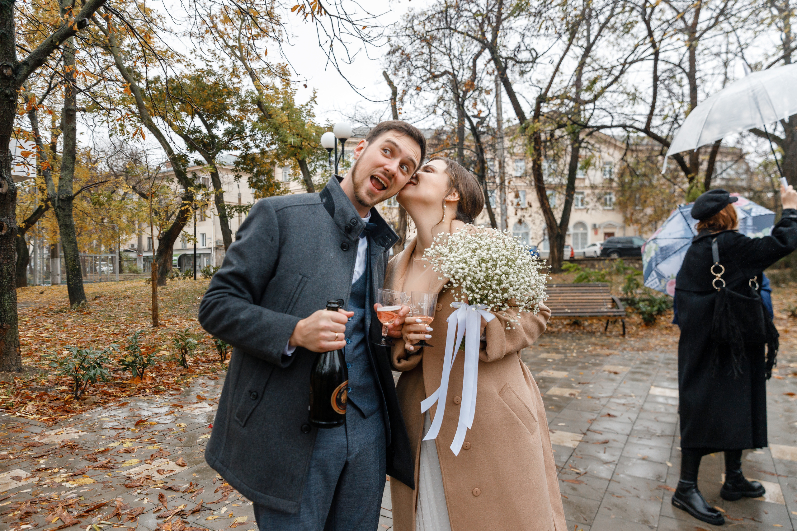 Свадьба в дождливый день. Анонс для Владлены и Никиты. Свадебный фотограф в Крыму и Севастополе Ольга Баскакова