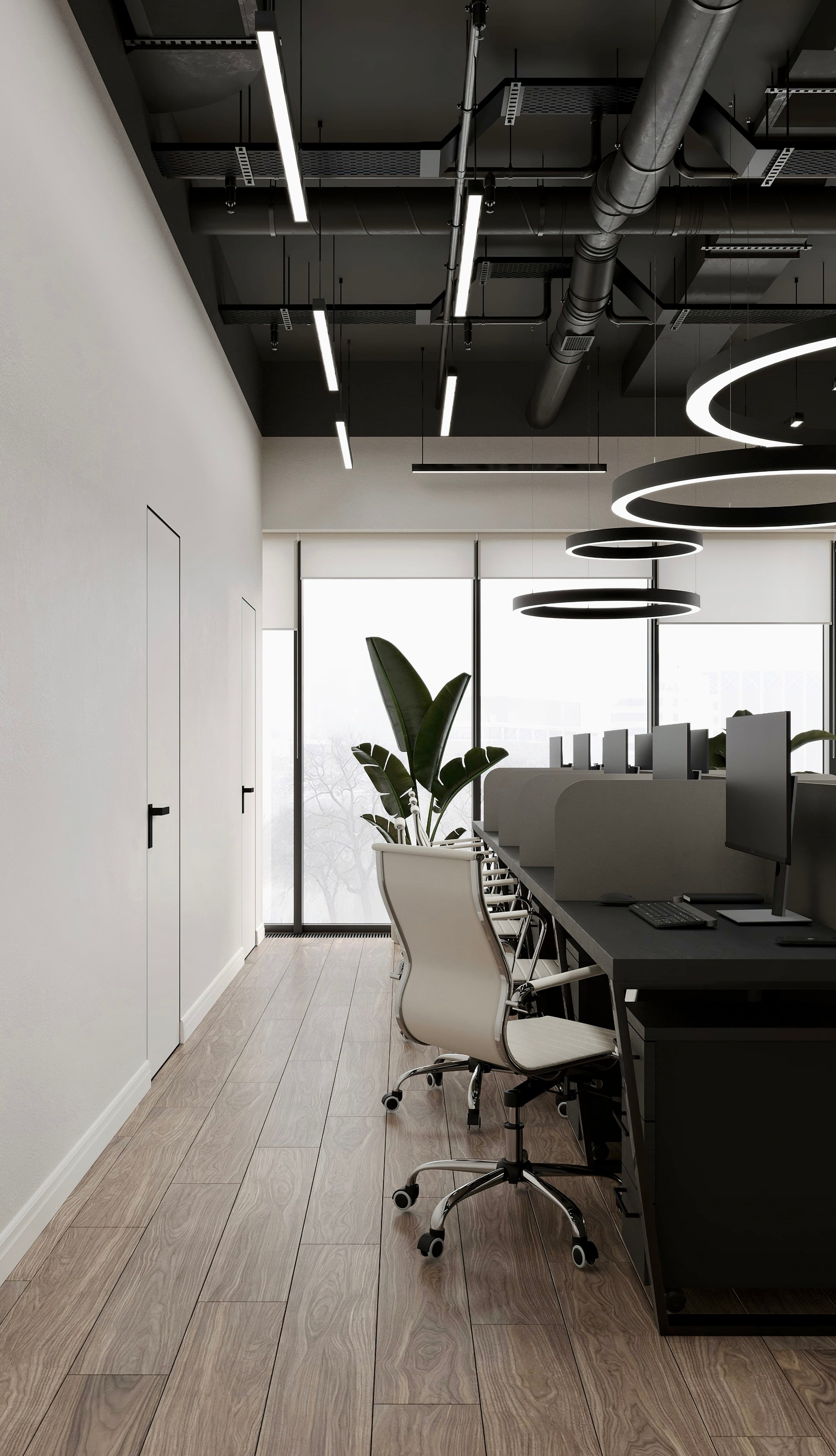 Офис 264 м², БЦ «Останкино». 3D Визуализация интерьера