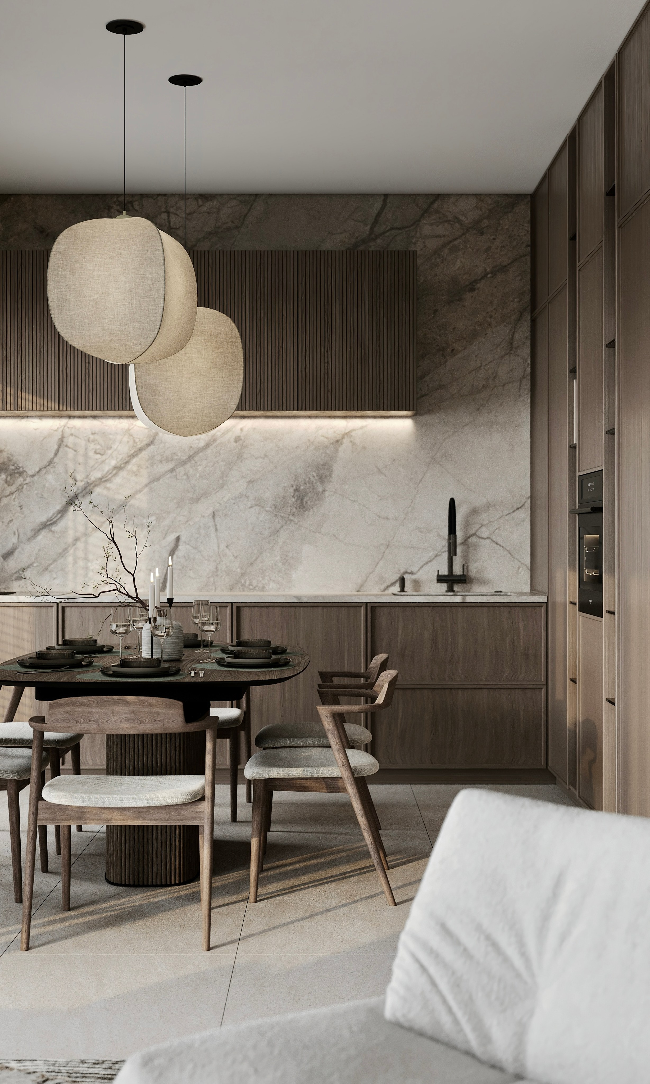 Гостевой дом. 3D Визуализация интерьера