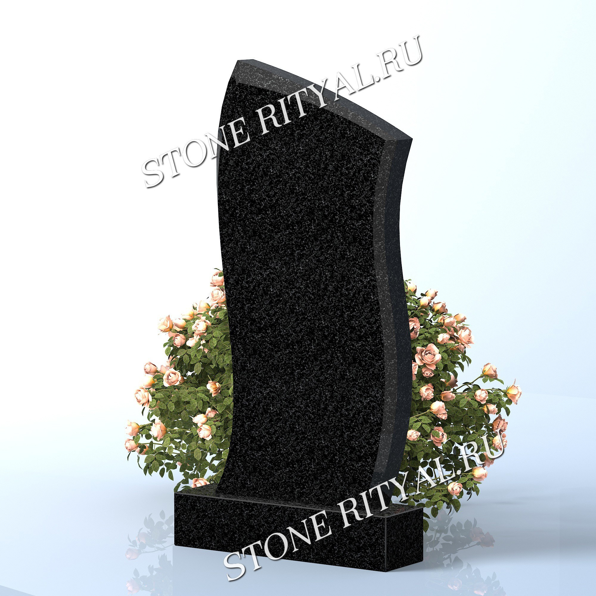 Вертикальные памятники прямые. Изготовление и установка памятников в Москве и МО