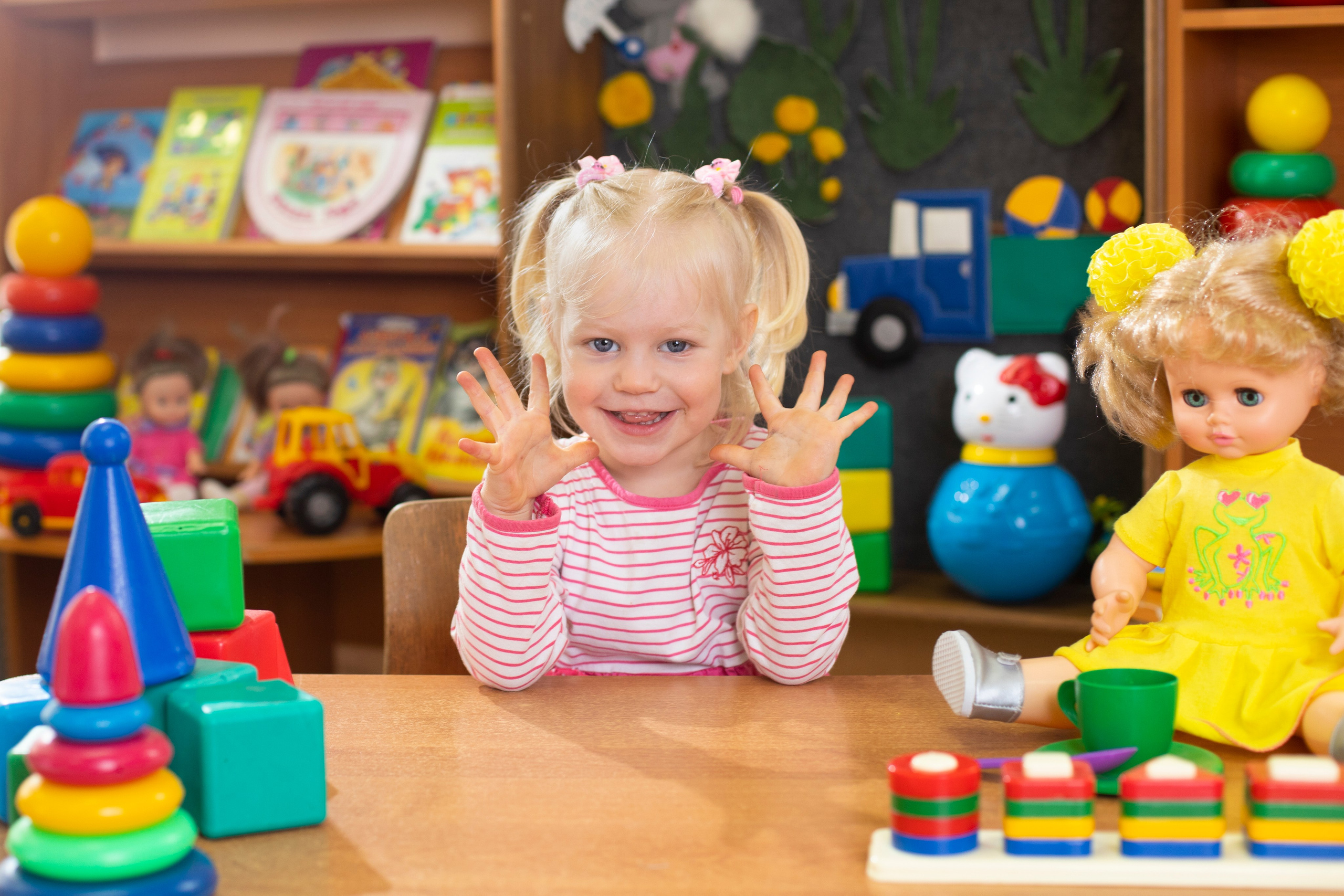 Один день в детском саду. ВЫПУСКНЫЕ АЛЬБОМЫ для детского сада и школы Санкт-Петербург и Лен. область