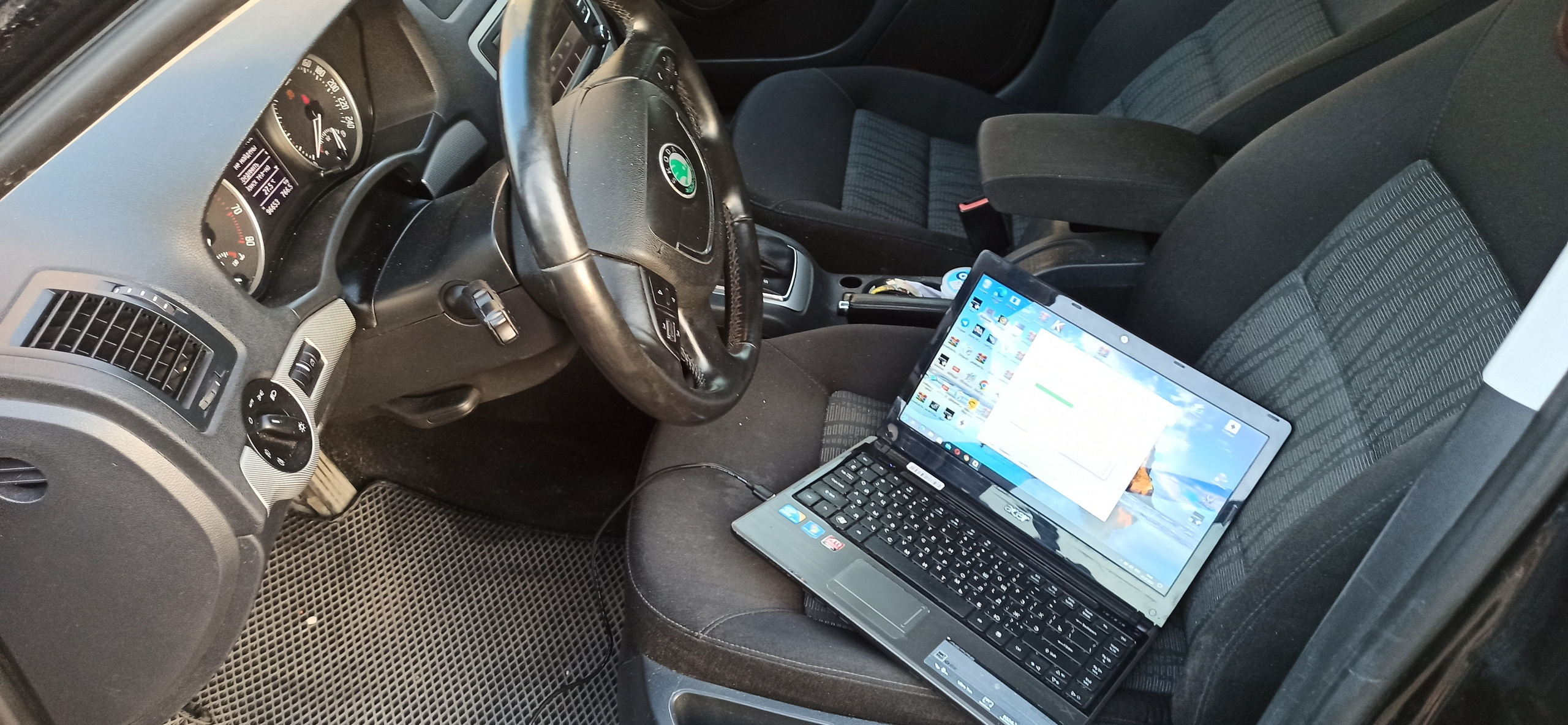 Skoda Octavia A5 1,8 TSI АКПП. Чип-тюнинг Пенза в Пензе