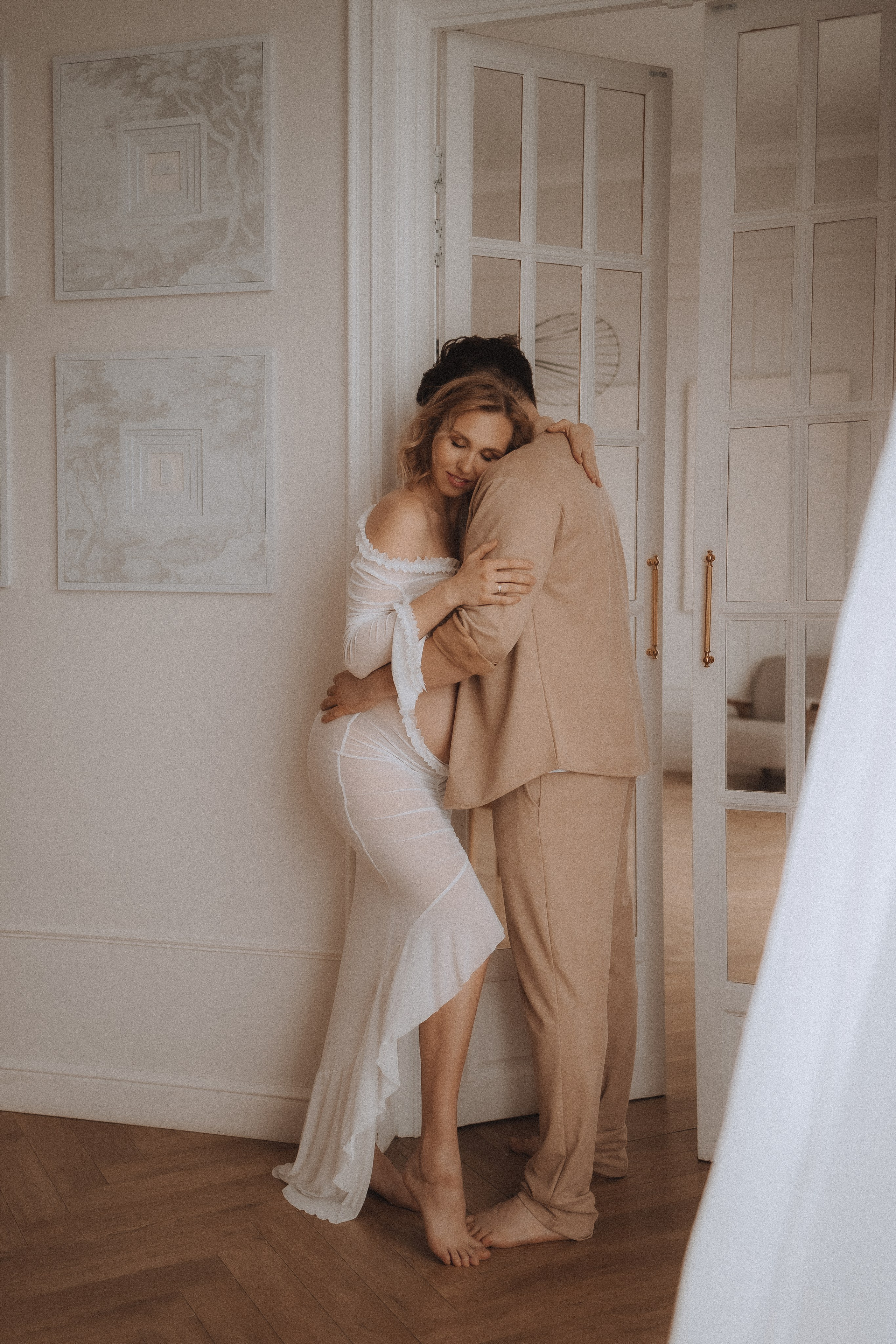 Фотосессия беременных в Москве в студиии