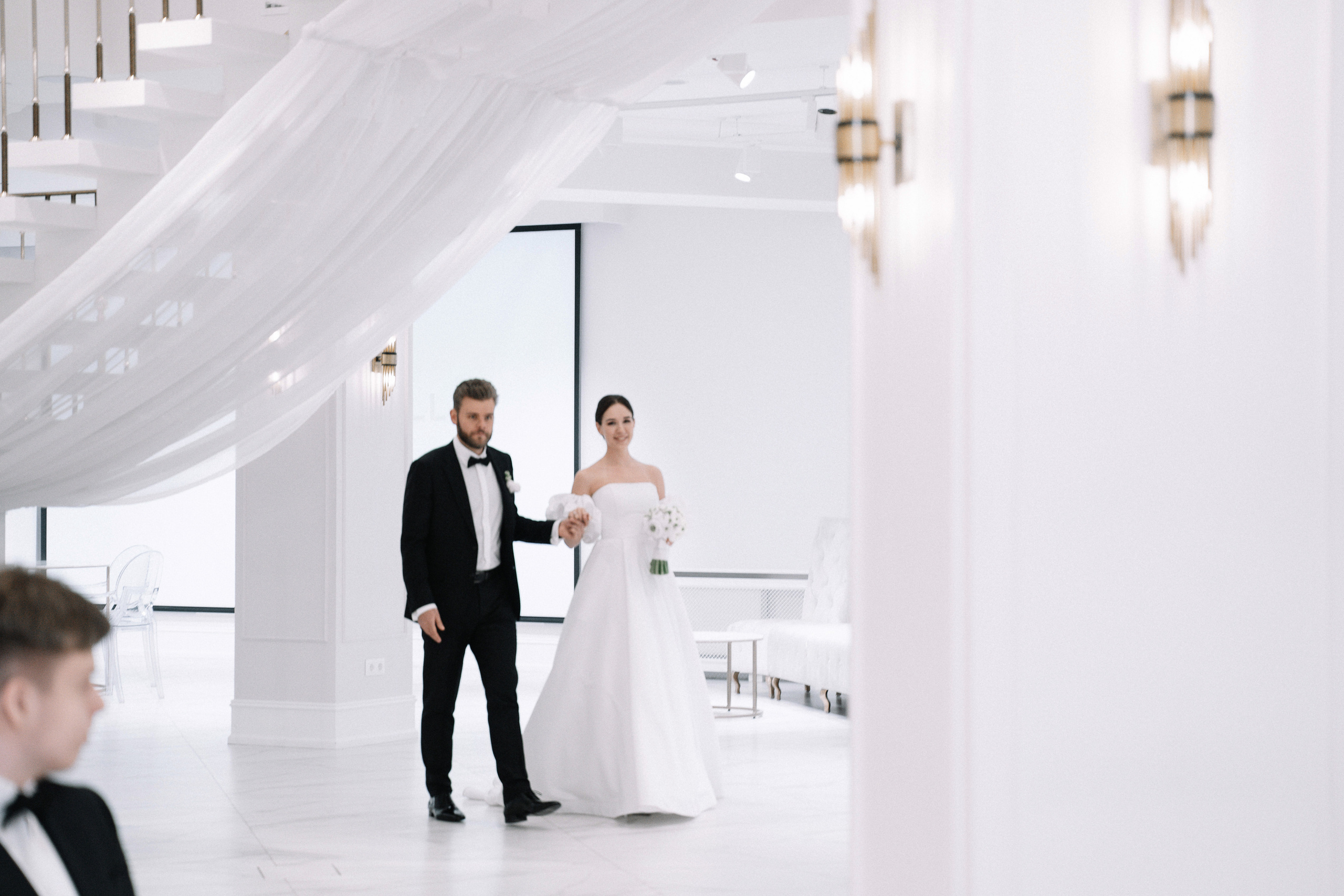 Свадебный фотограф на регистрации брака в The Great Hall Yakimanka