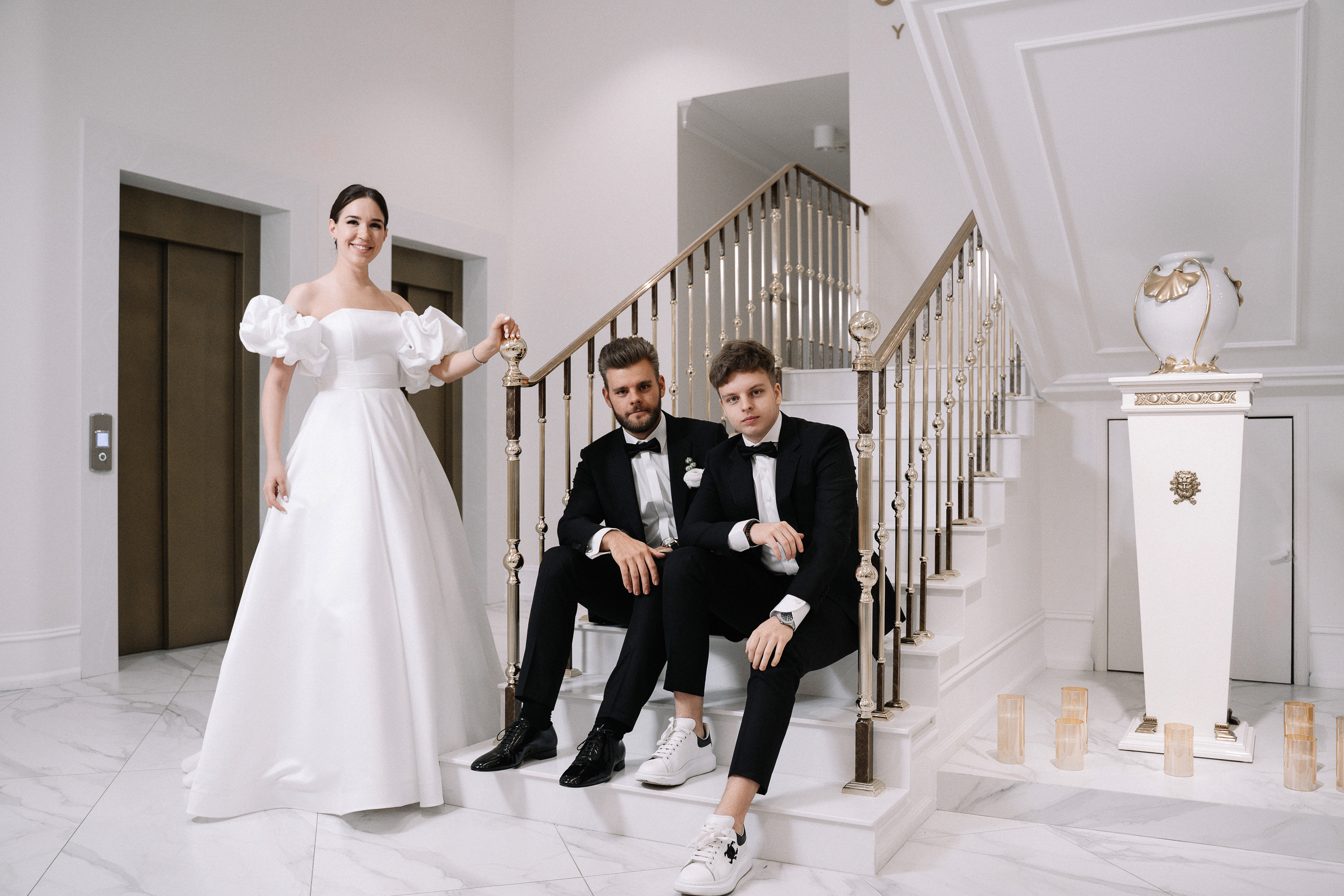 Свадебный фотограф на регистрации брака в The Great Hall Yakimanka