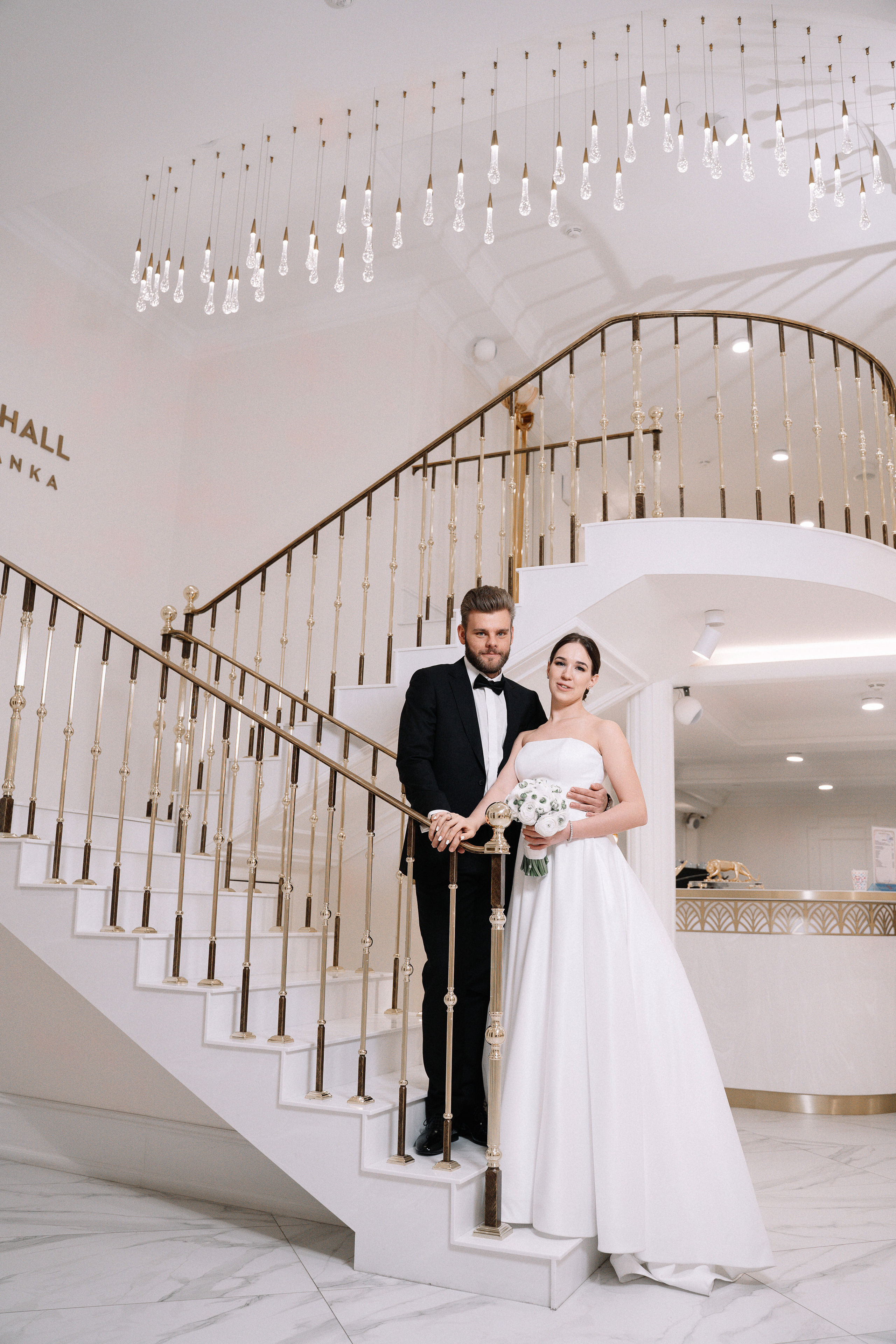 Свадебный фотограф на регистрации брака в The Great Hall Yakimanka