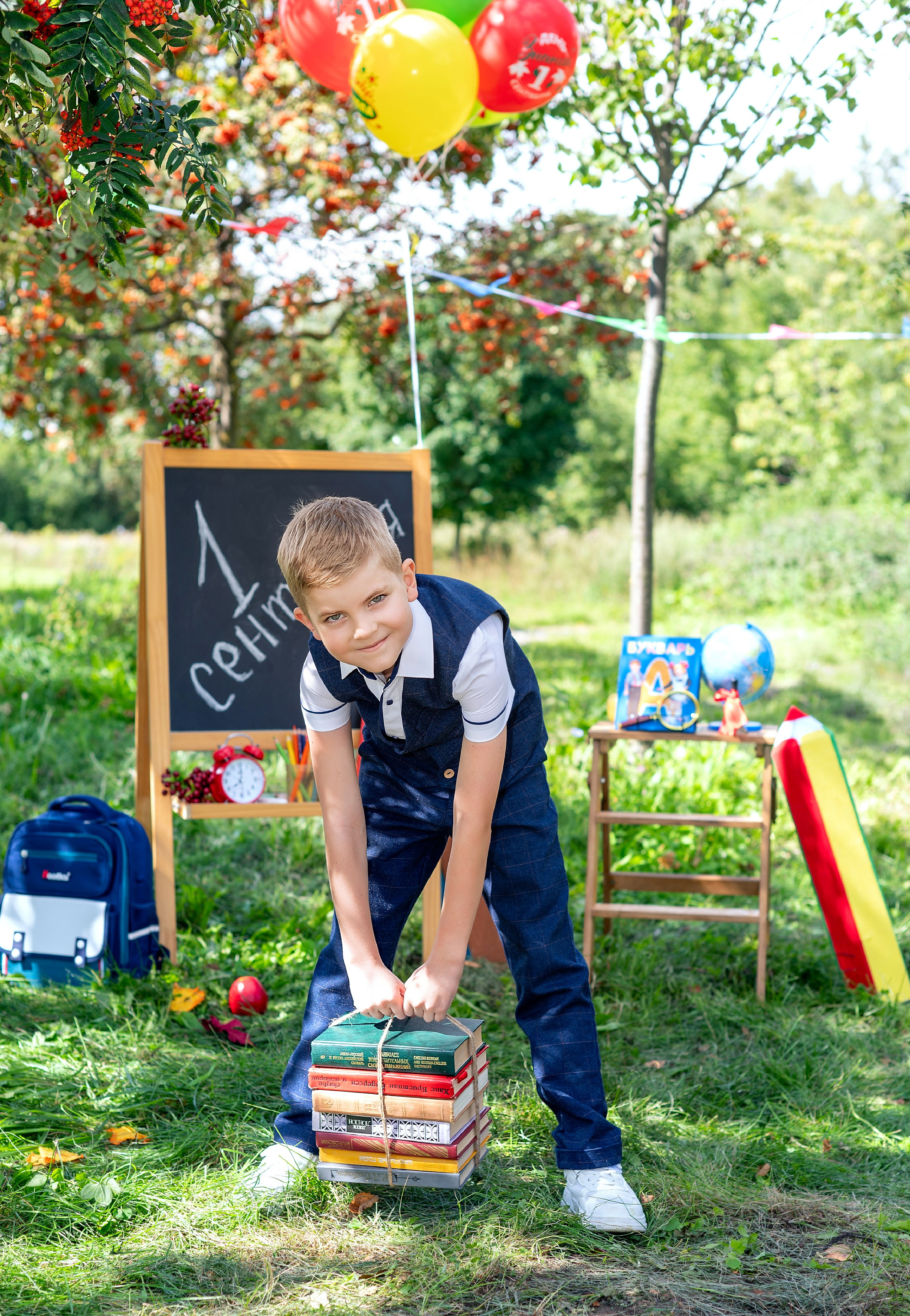 Фотопроект «Я первоклассник». Детский и семейный фотограф г. Москва Оксана Катаджи