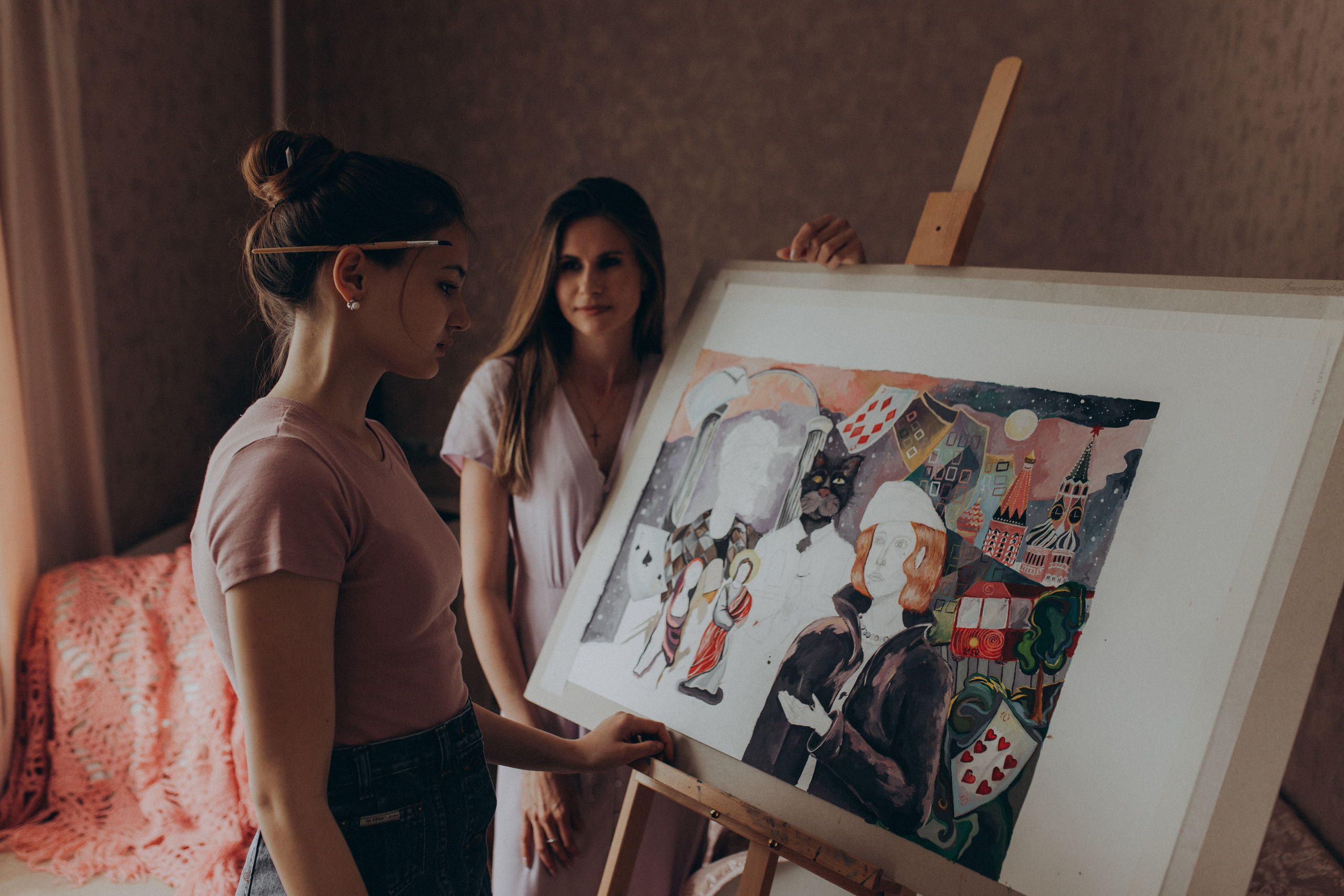 Домашняя съемка Аня и Кира. Фотограф новорожденных, детей и беременности г. Волгодонск Дарья Илькова