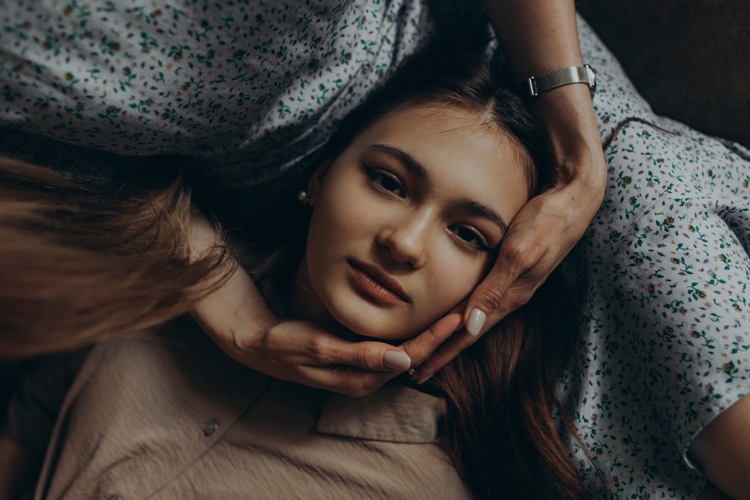 Домашняя съемка Аня и Кира. Фотограф новорожденных, детей и беременности г. Волгодонск Дарья Илькова