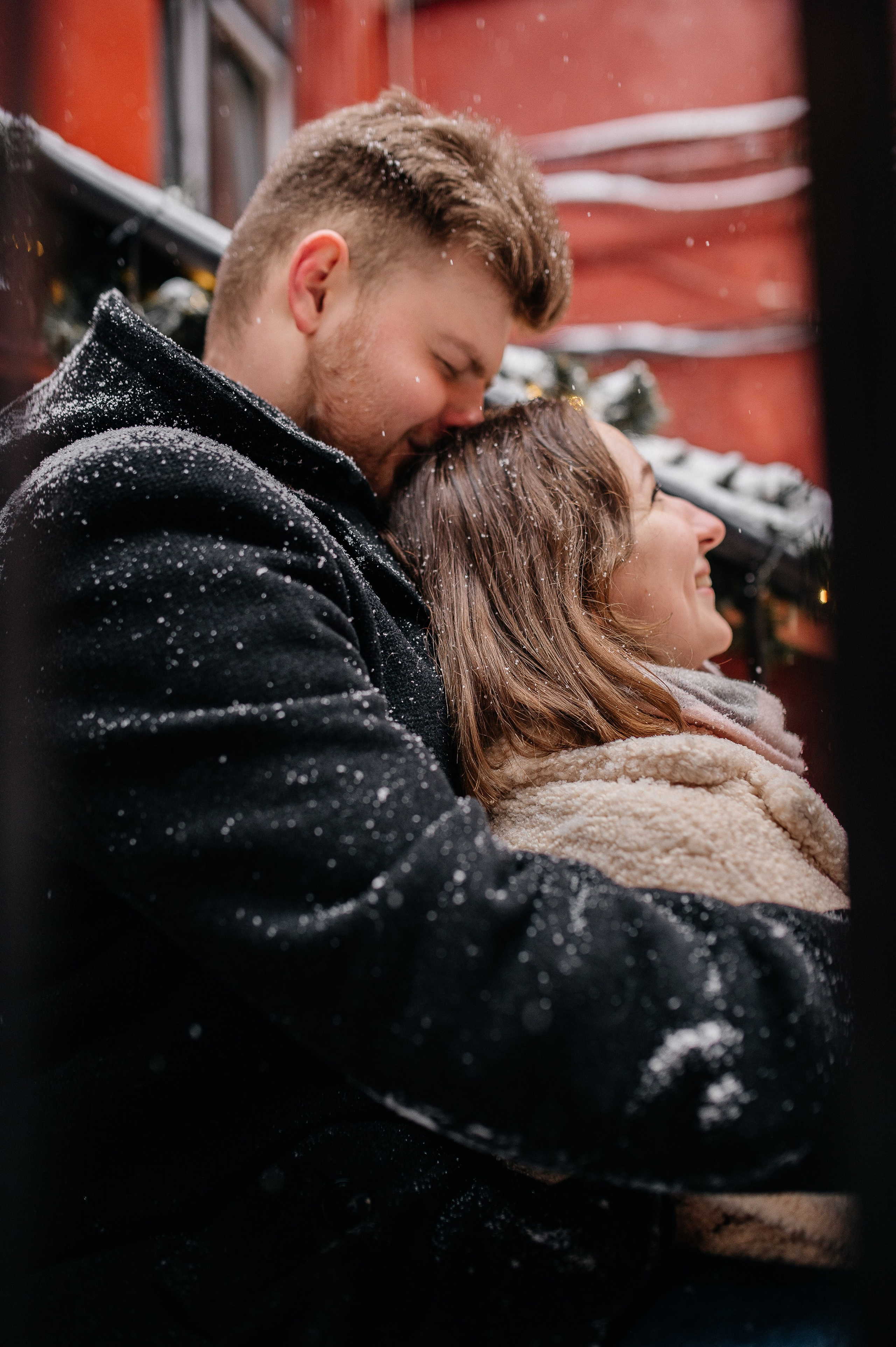 Зимняя фотосессия для Влада и Алены. Катя Курлович — семейный фотограф в Бобруйске и Минске