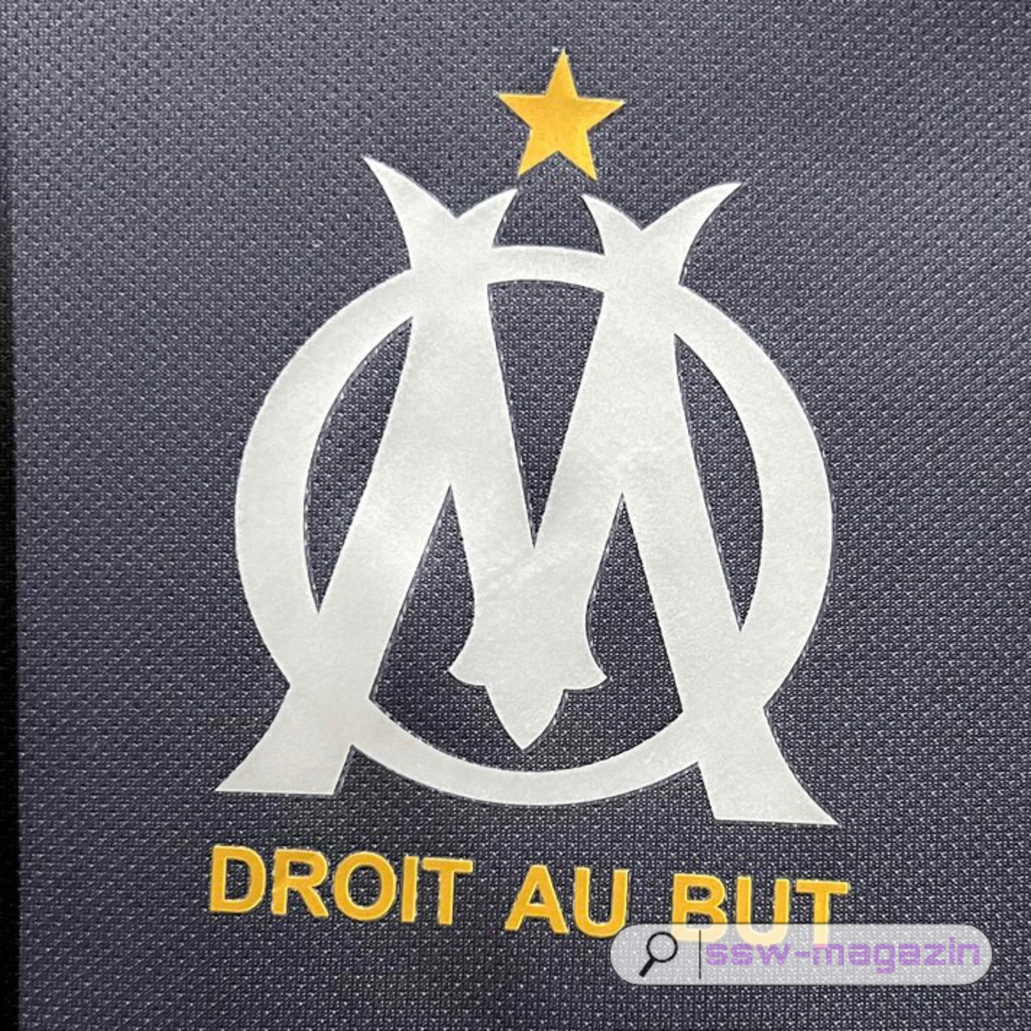 Футболка Marseille чёрная 2024-2025 купить. Футбольный магазин — ssw_magazin