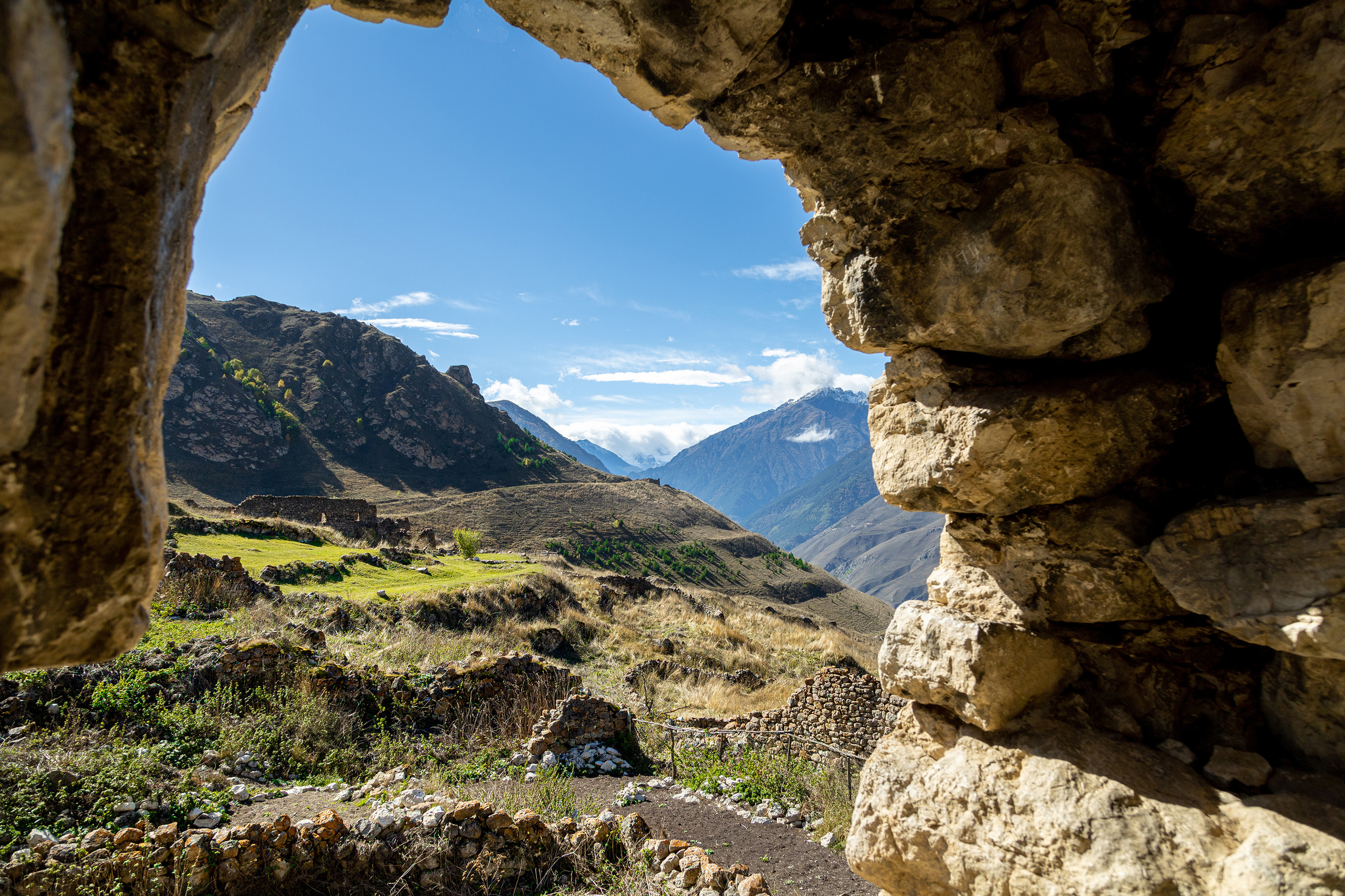 Вид из башни в Галиате