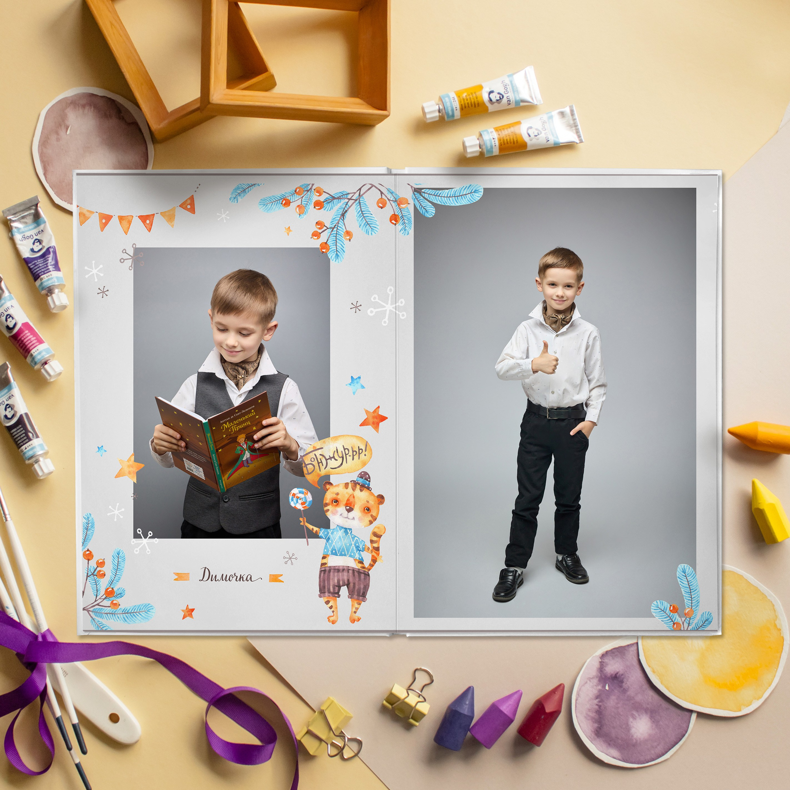 Оптимальный альбом для детского садика. Школьный фотограф, выпускные альбомы