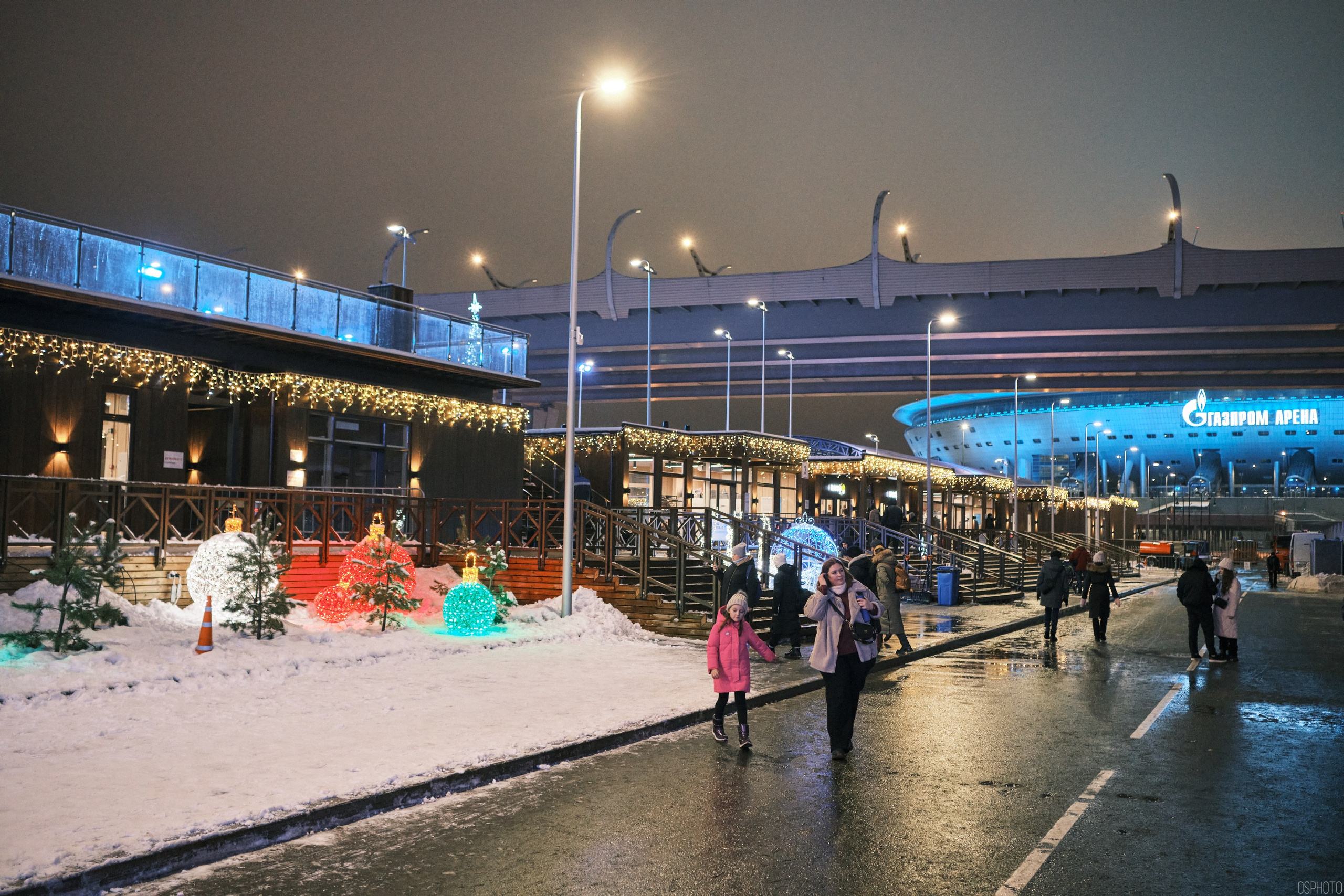 Снег и туман в Санкт-Петербурге. Фотографъ Сергѣевъ. Поймать мгновеніе