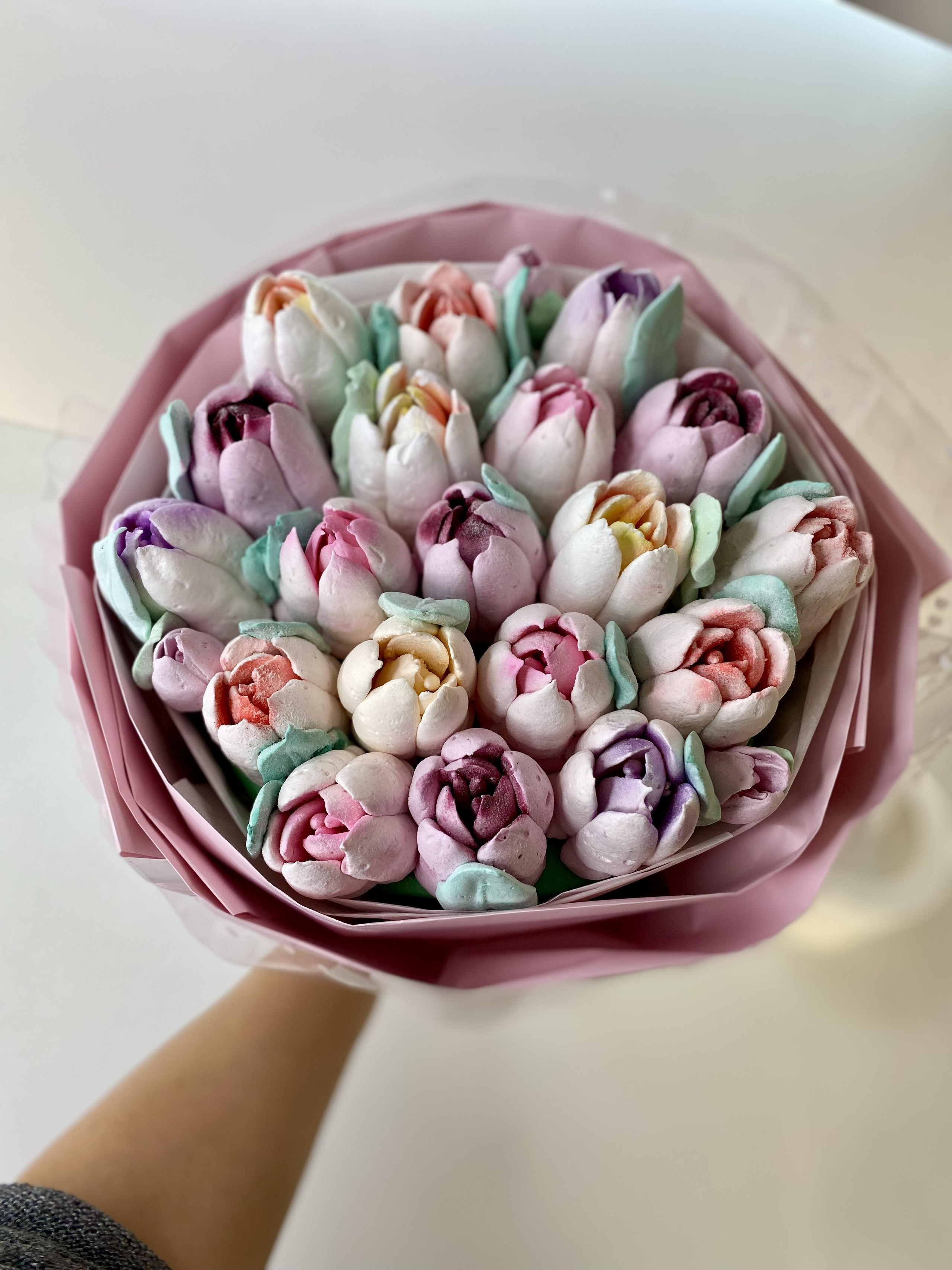 Букеты. Katyasugarsugar капкейки, зефир, торты Москва