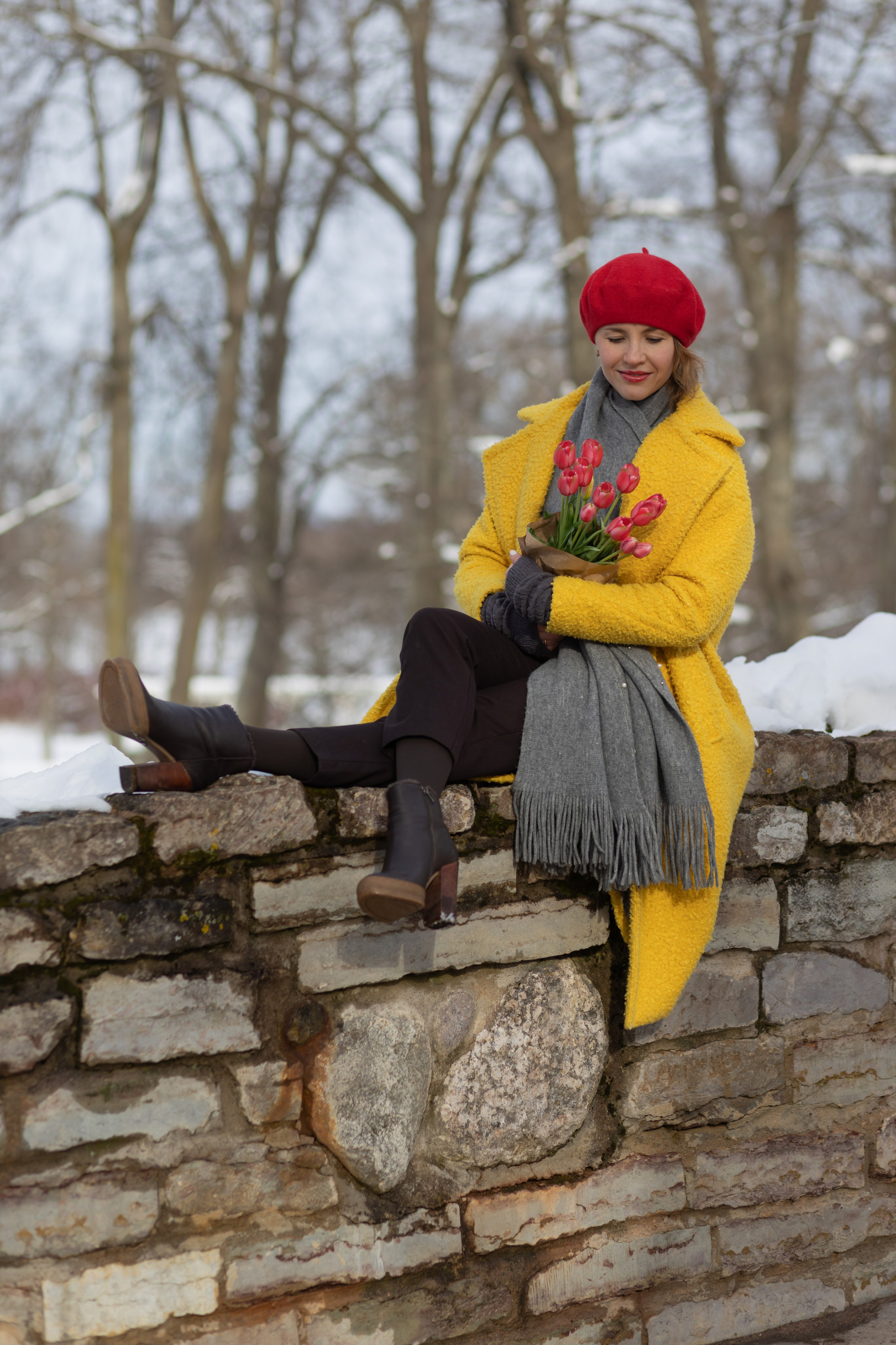 Зимняя индивидуальная фотосессия на улице