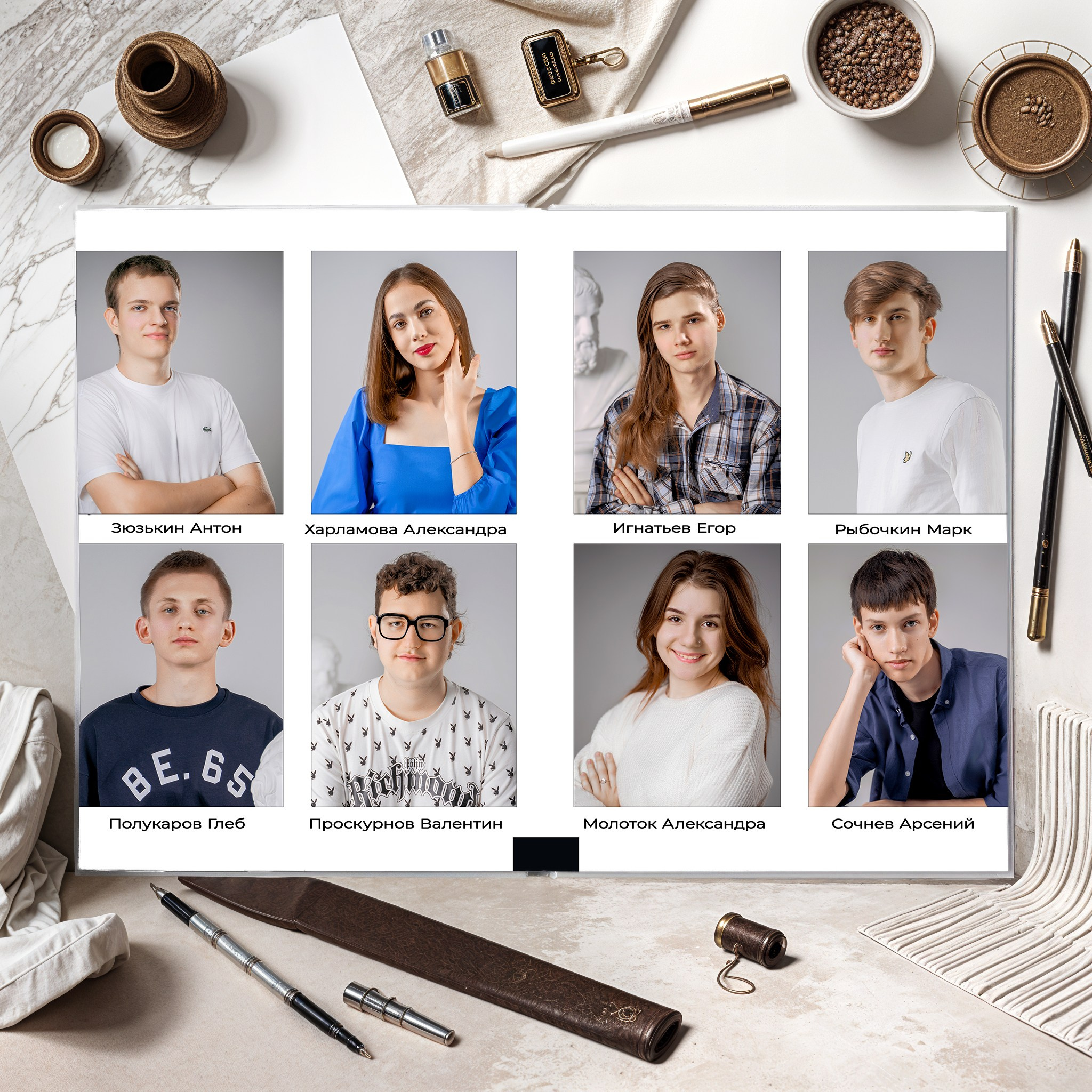 «Мрамор» Выпускной альбом для 9-11кл и ВУЗов_V.I.P. Фотографы из солнечного Краснодара Вадим и Надежда Митус