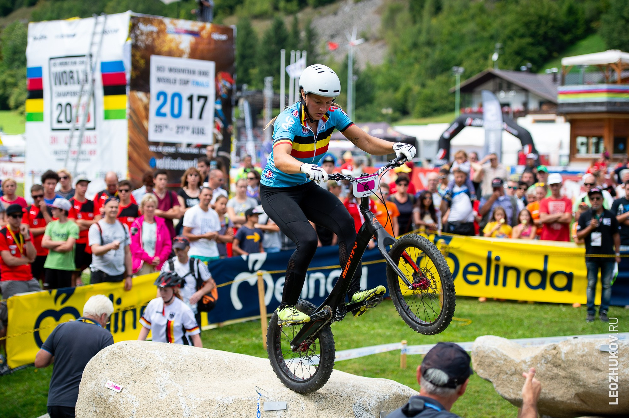 UCI Trials World Championships 2016 — finals. Sports photographer Leonid Zhukov