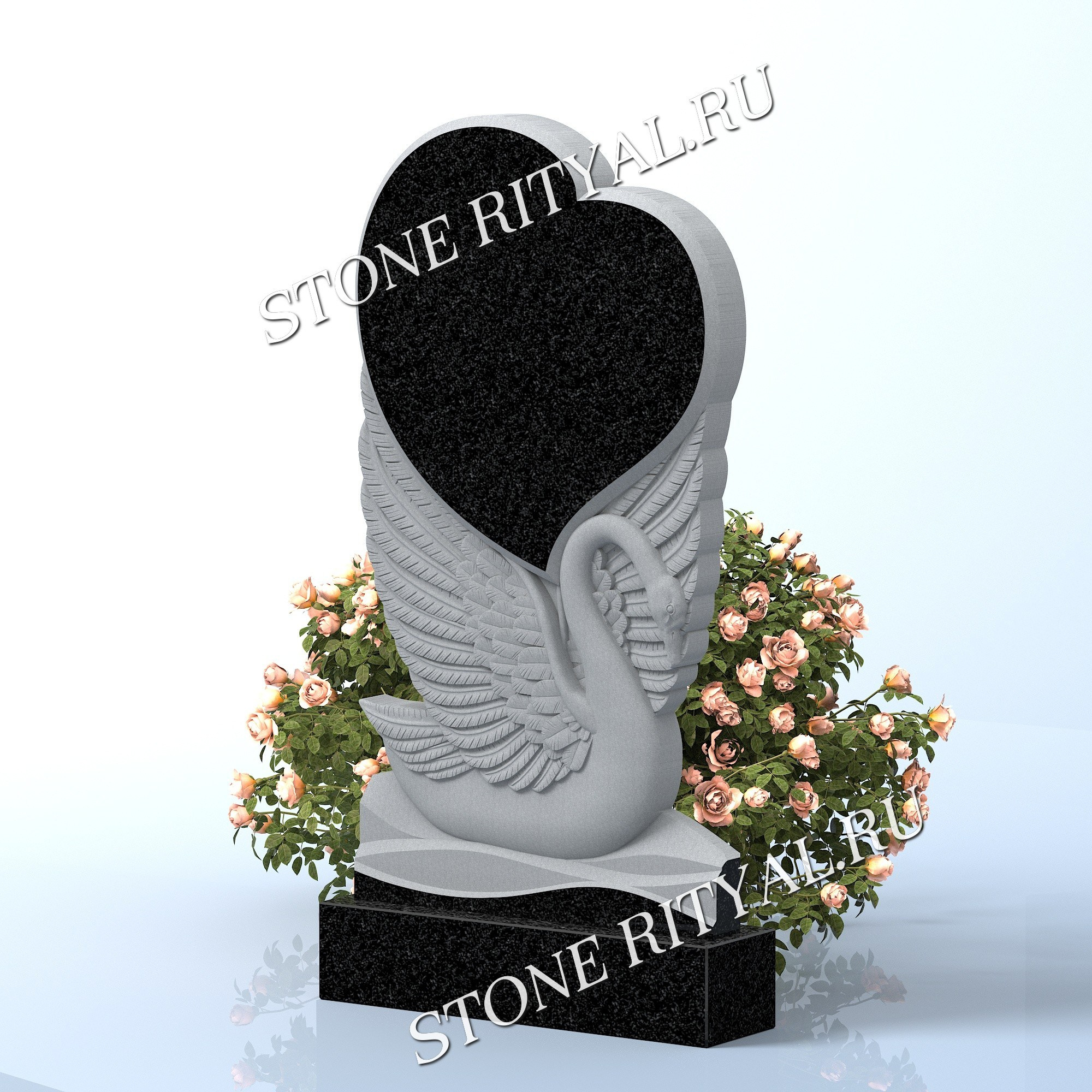 Вертикальные памятники фигурные. Изготовление и установка памятников в Москве и МО