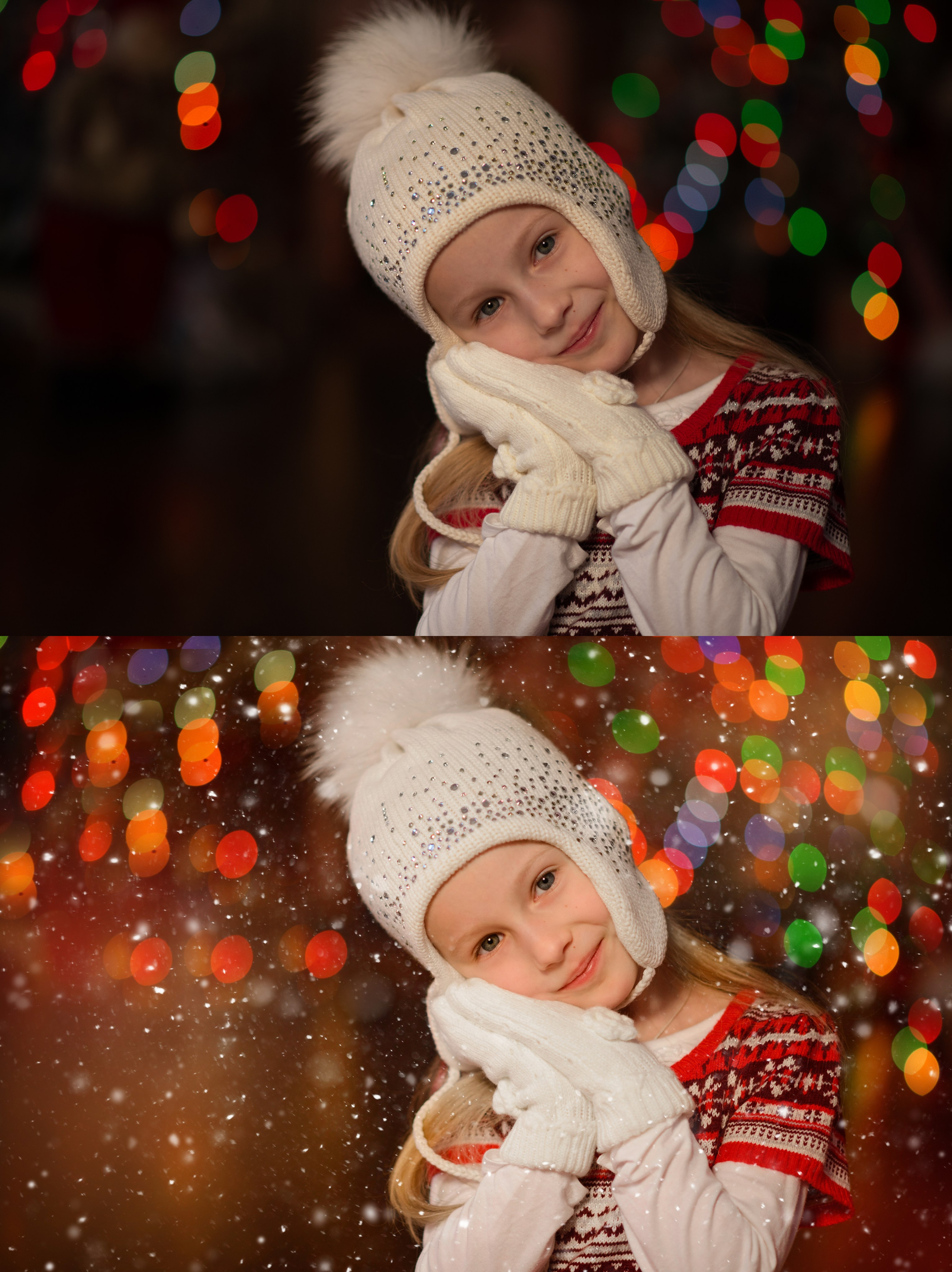 ВИДЕОУРОК ПО ЗИМНЕЙ И НОВОГОДНЕЙ ОБРАБОТКЕ