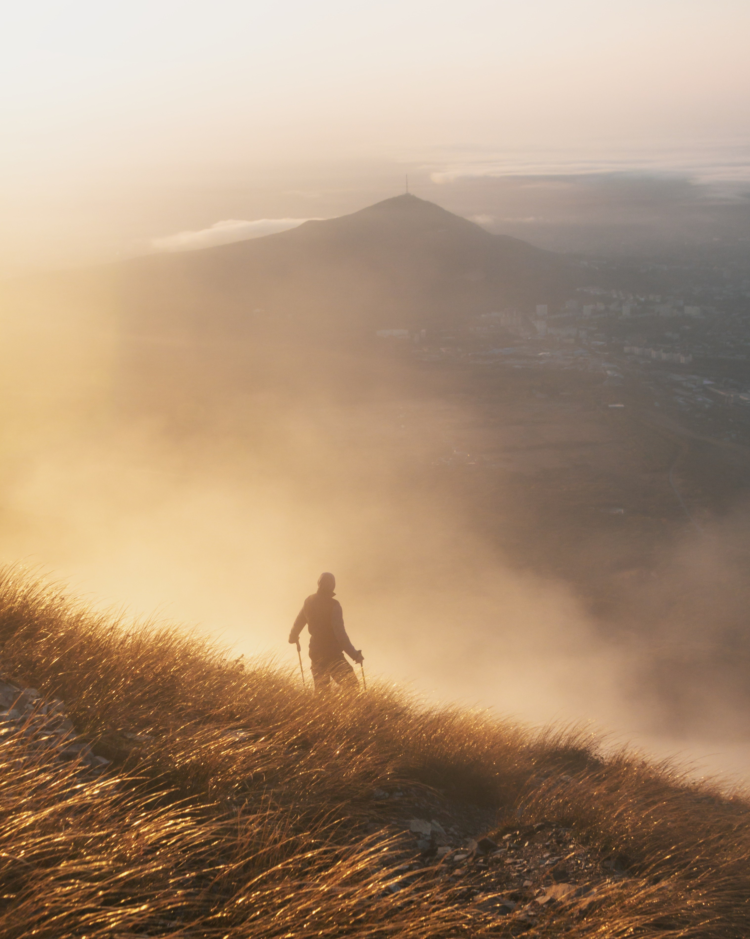 Встречаем рассвет на вершине Бештау