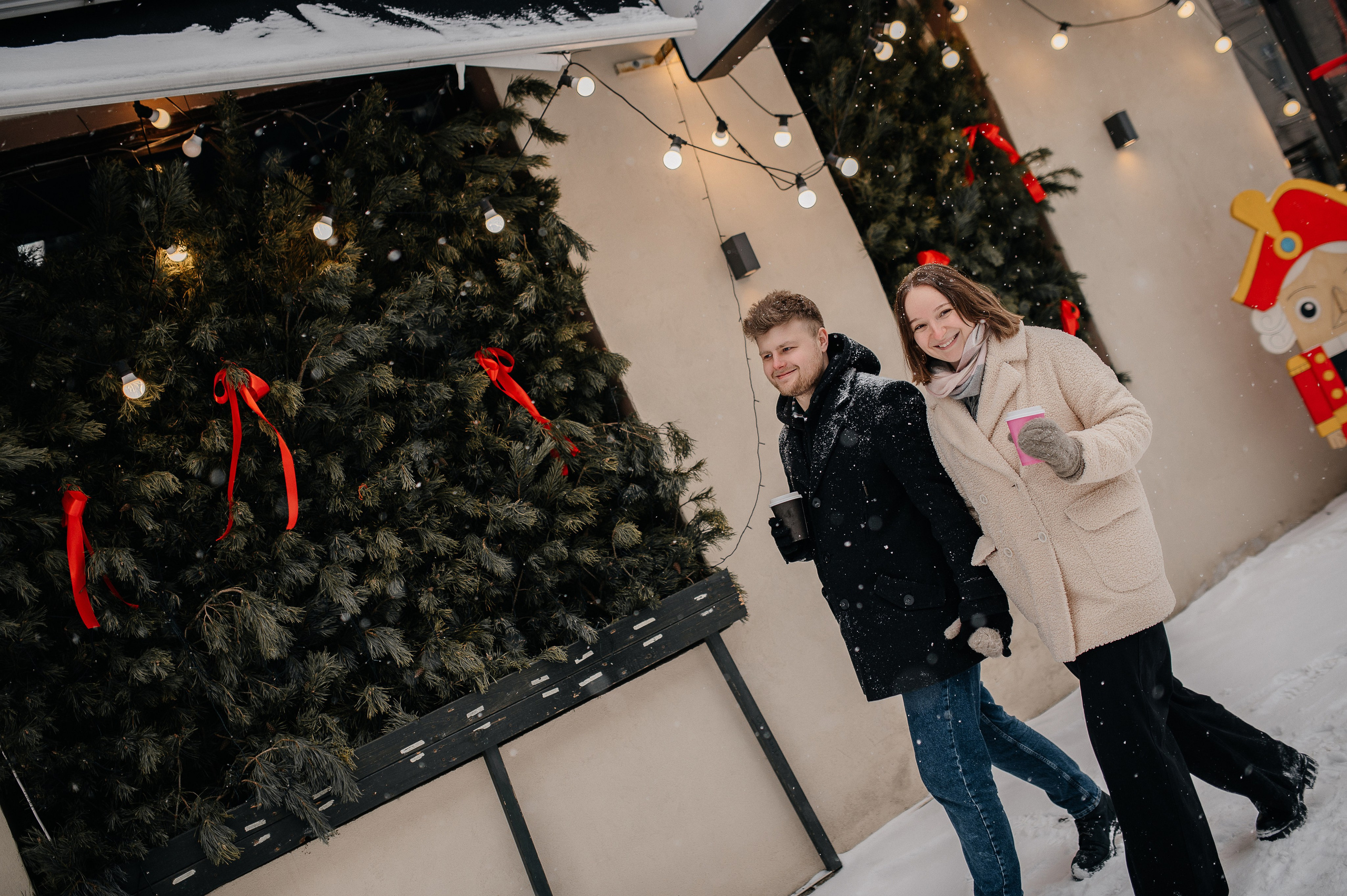 Зимняя фотосессия для Влада и Алены. Катя Курлович — семейный фотограф в Бобруйске и Минске