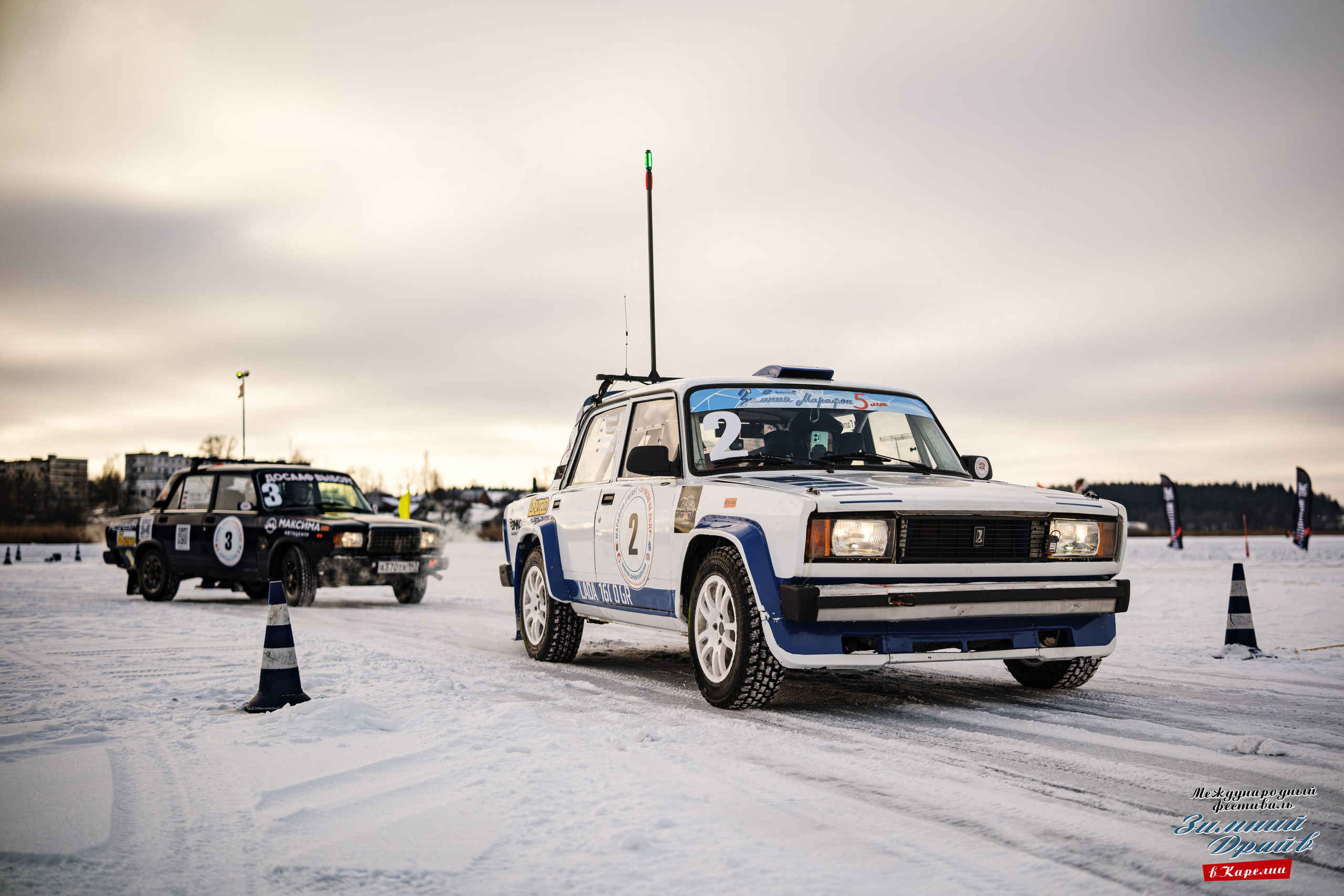«Зимний Драйв в Карелии» Авто Марафон-гигант «25 часов на льду» Илона Накутис, Николай Грязин, джимхана, фотограф Антон Медведев, icoguar, Сортавала, Карелия