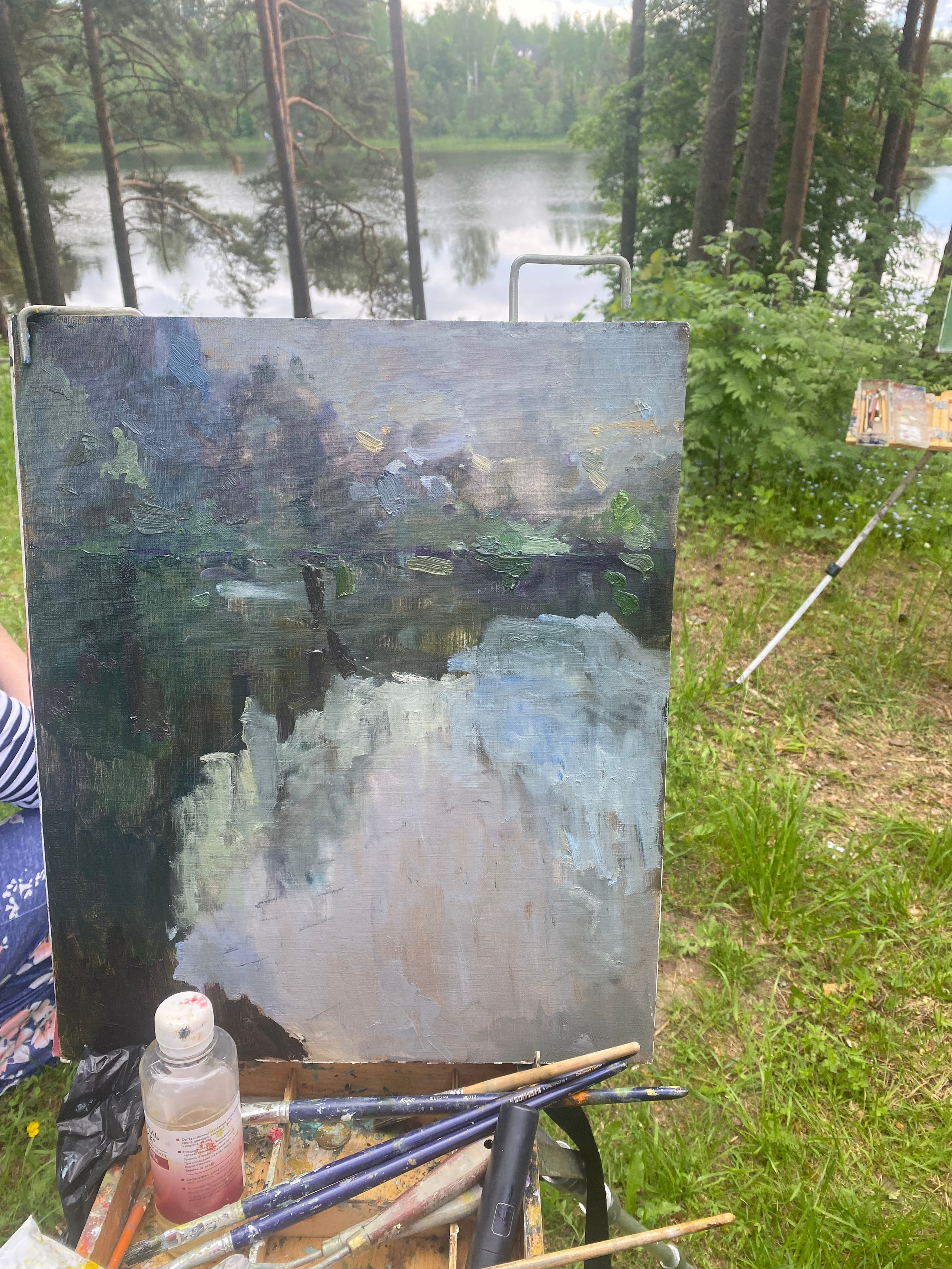 Работа. Живописец Ирина Пинская