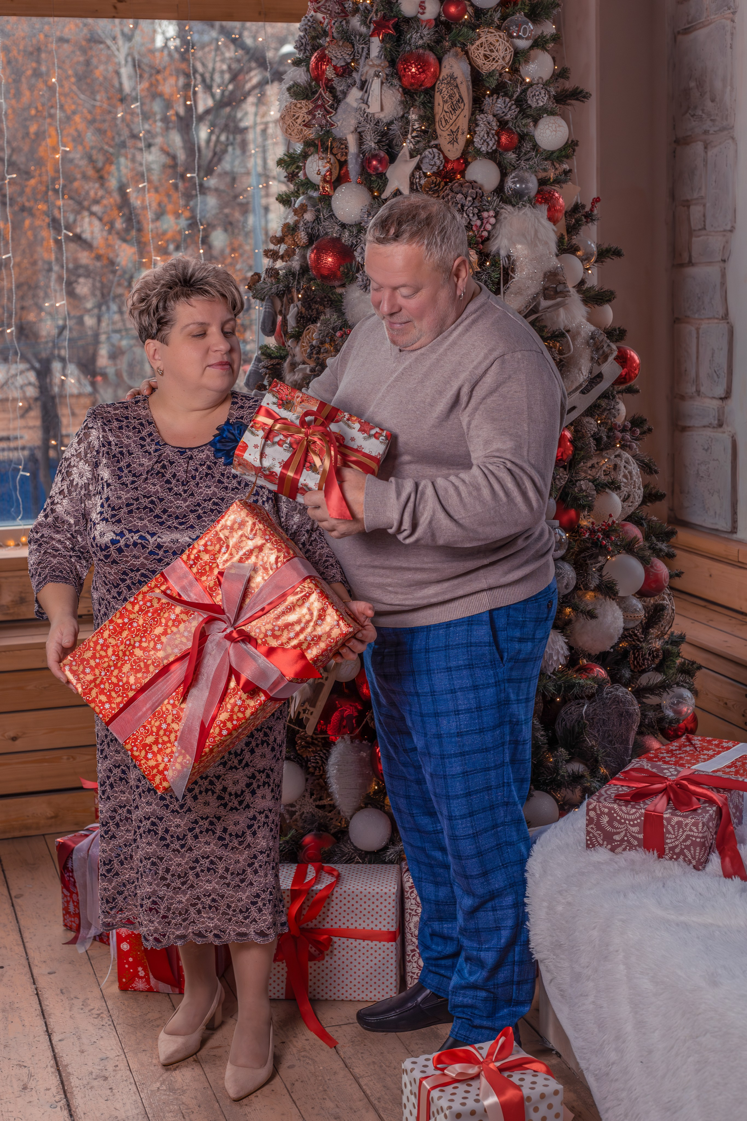 Новогодняя фотосессия для Татьяны и Валерия. Семейный и свадебный фотограф в Москве и Домодедово Анна Авилочкина