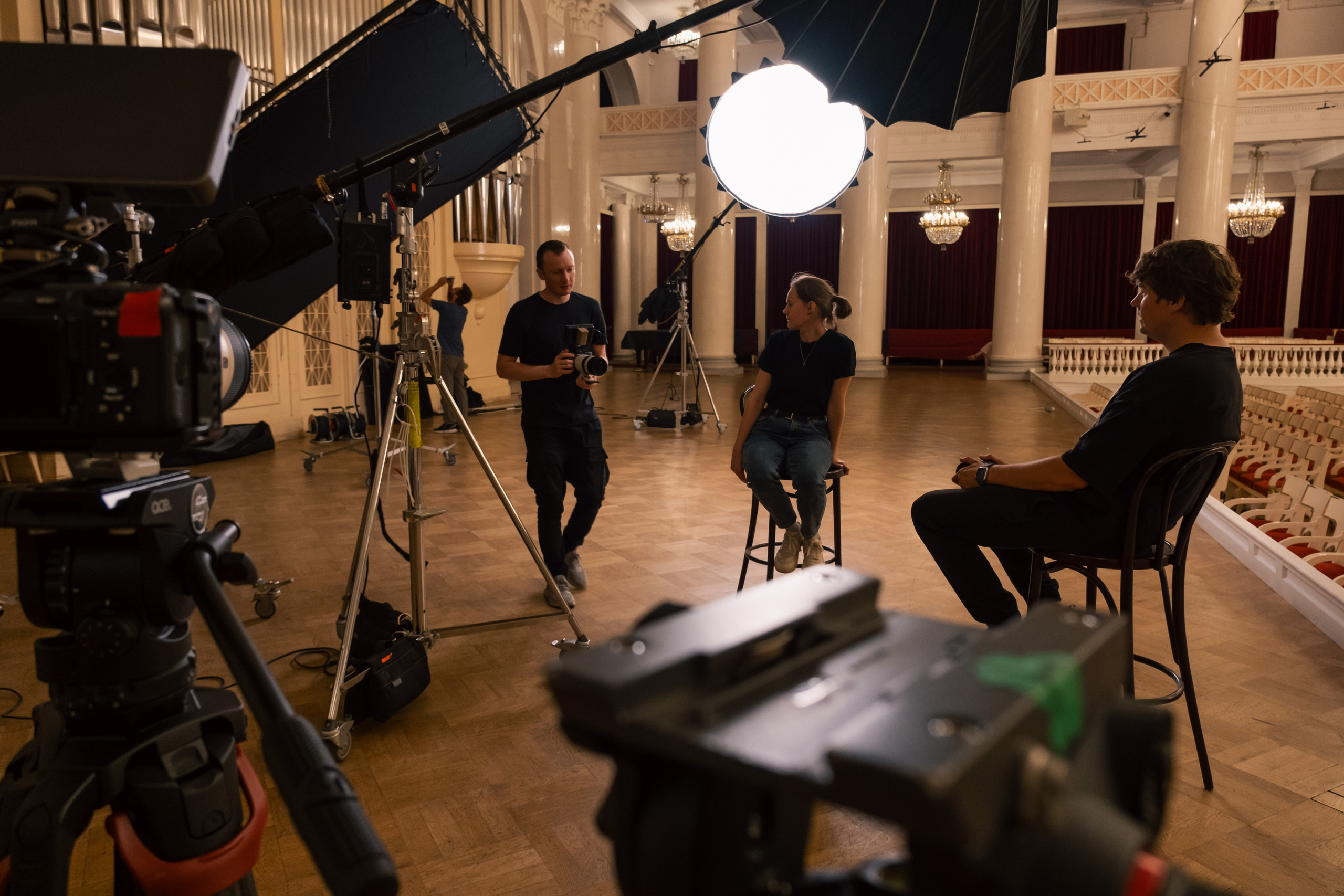 Бэкстейдж. Фотограф и оператор Илья Гунбин