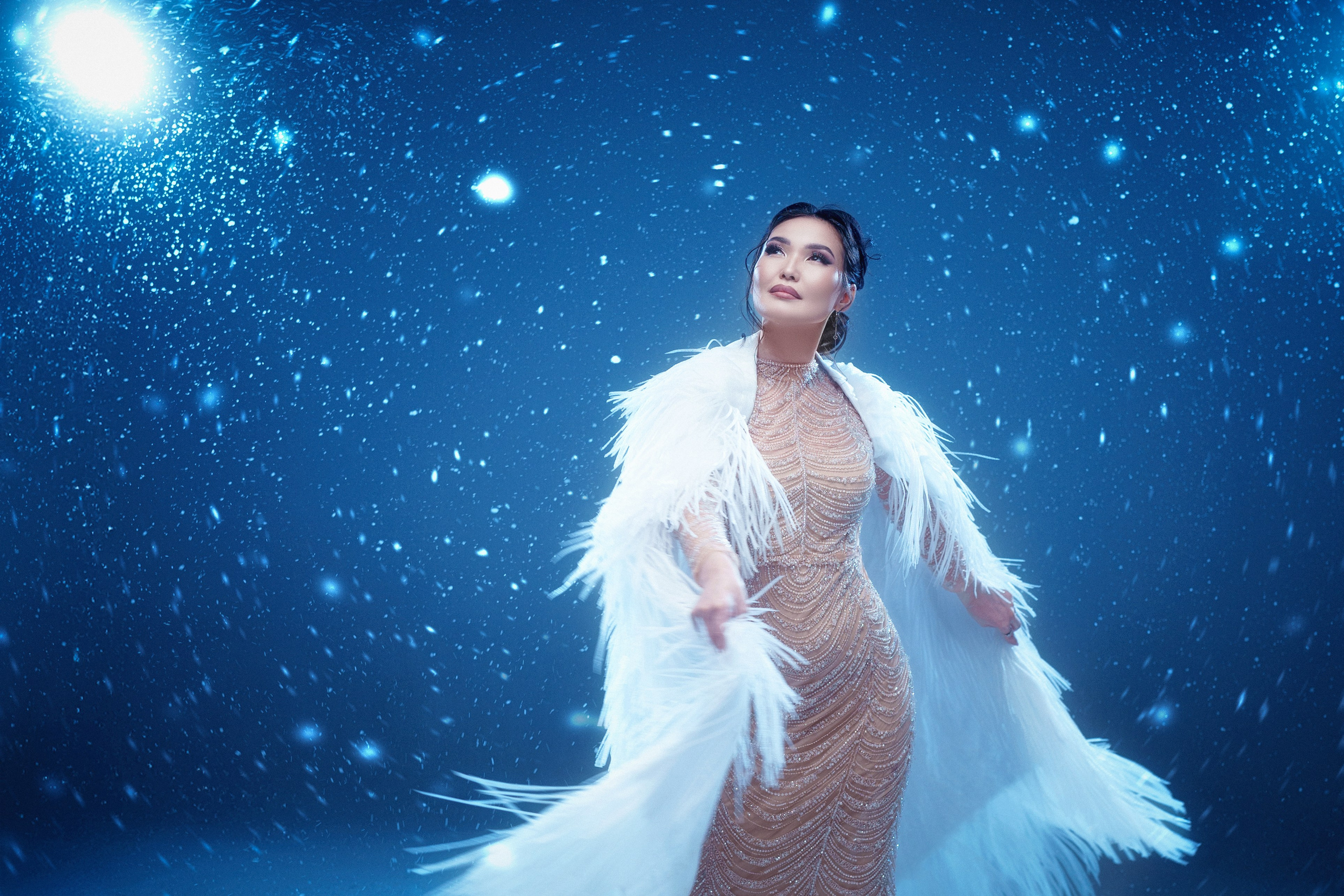 Новогодняя контент-съемка для Мереке