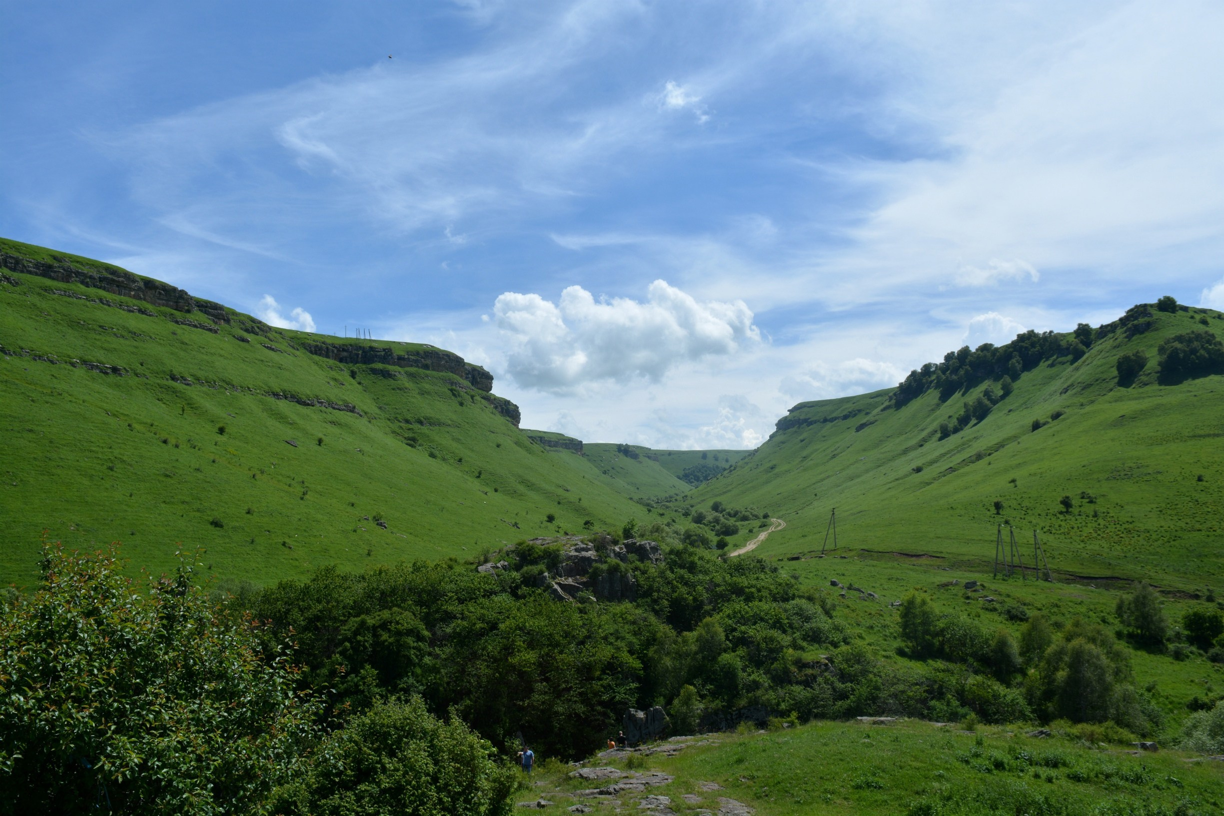 Пейзажная съемка в предгорьях Кавказа