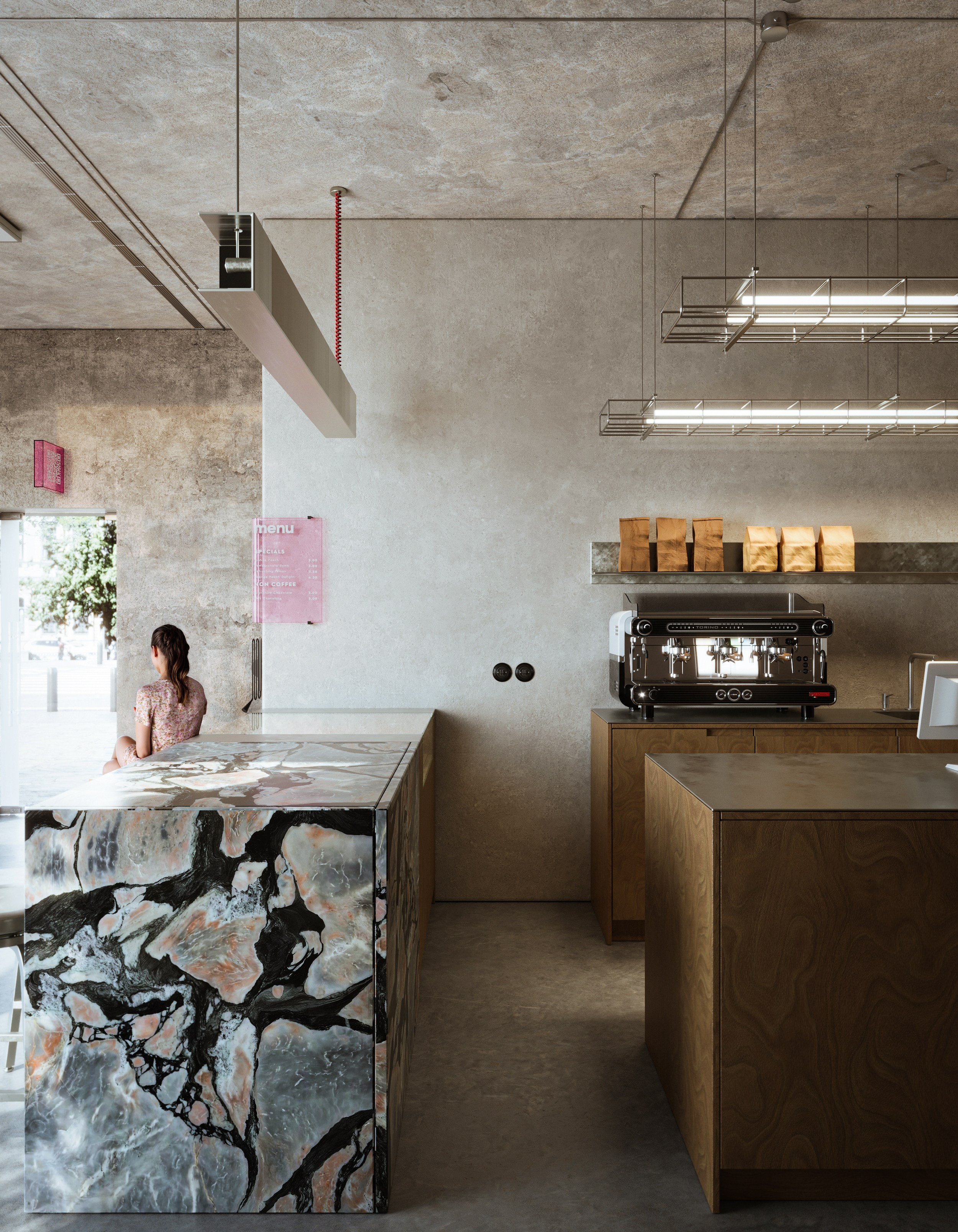 Дизайн-проект интерьера кафе Oreshek cafe