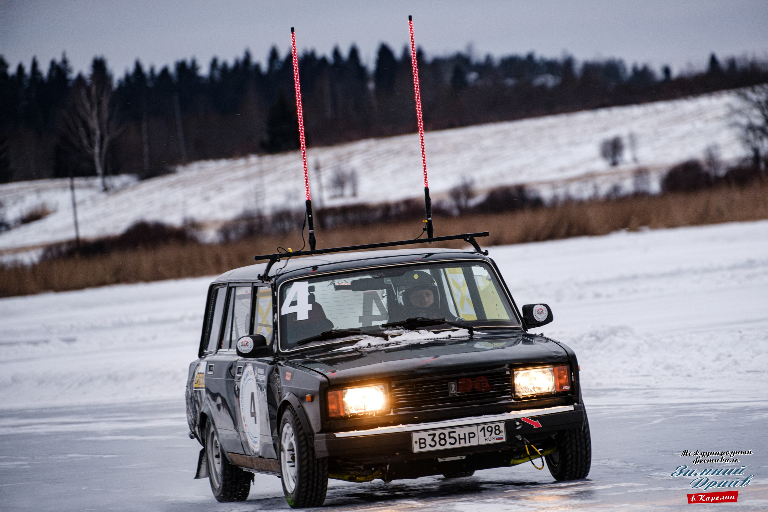 «Зимний Драйв в Карелии» Авто Марафон-гигант «25 часов на льду» Илона Накутис, Николай Грязин, джимхана, фотограф Антон Медведев, icoguar, Сортавала, Карелия