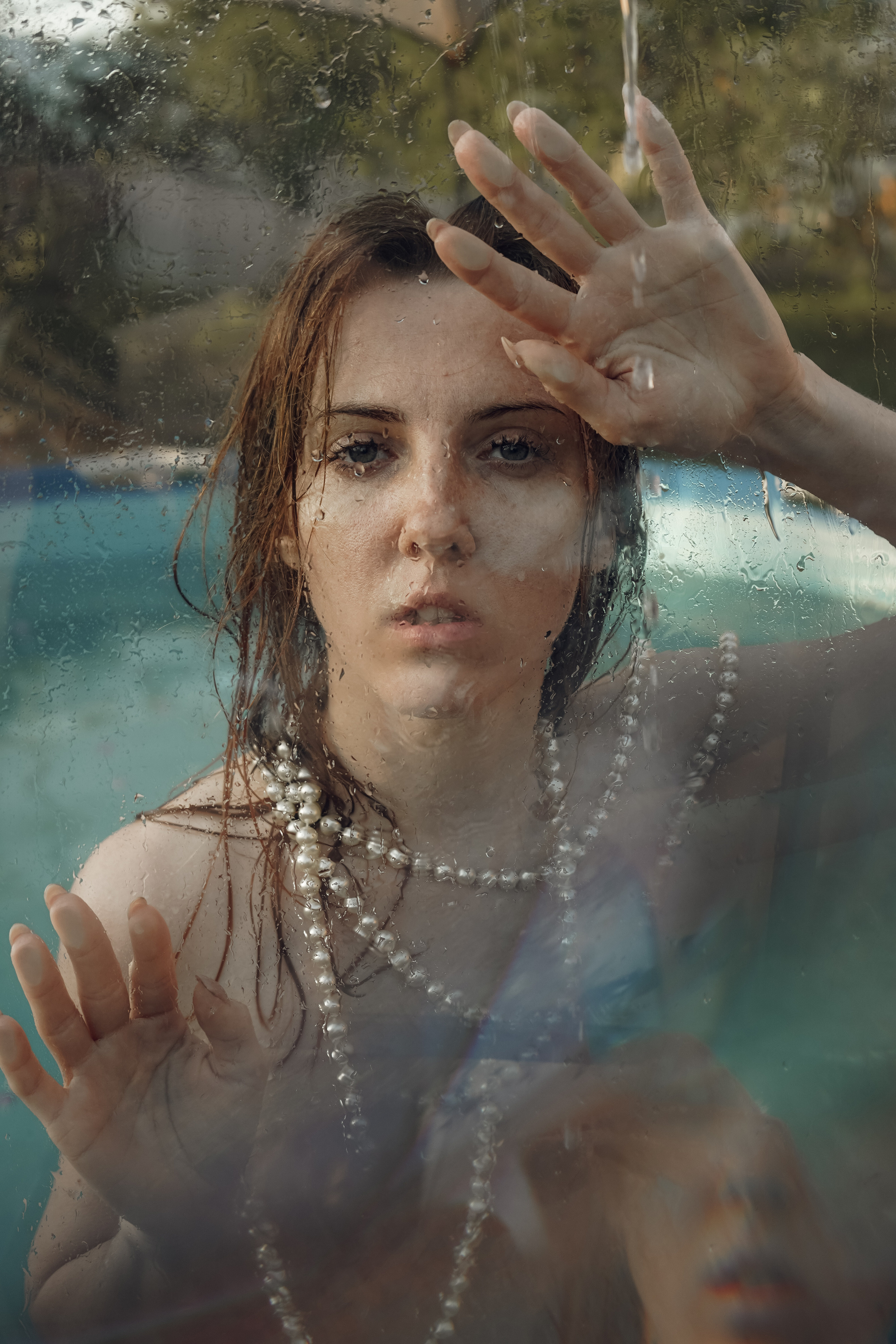 Анна в бассейне. Фотограф в Сочи Марина Барс