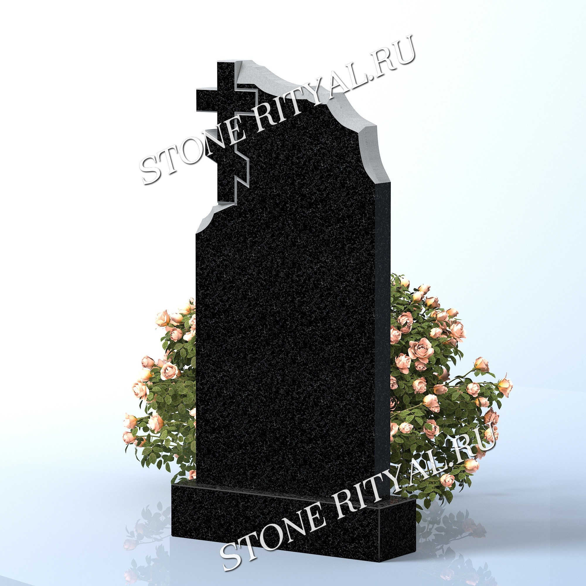 Вертикальные памятники прямые. Изготовление и установка памятников в Москве и МО