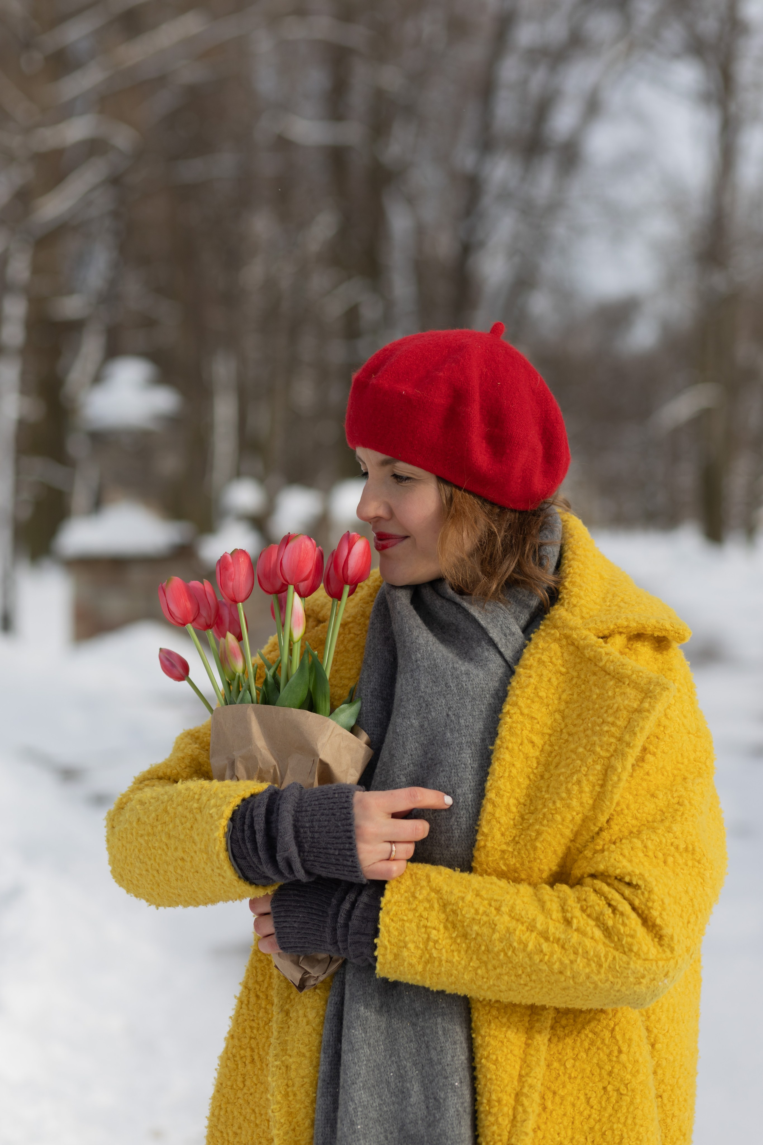 Зимняя индивидуальная фотосессия на улице