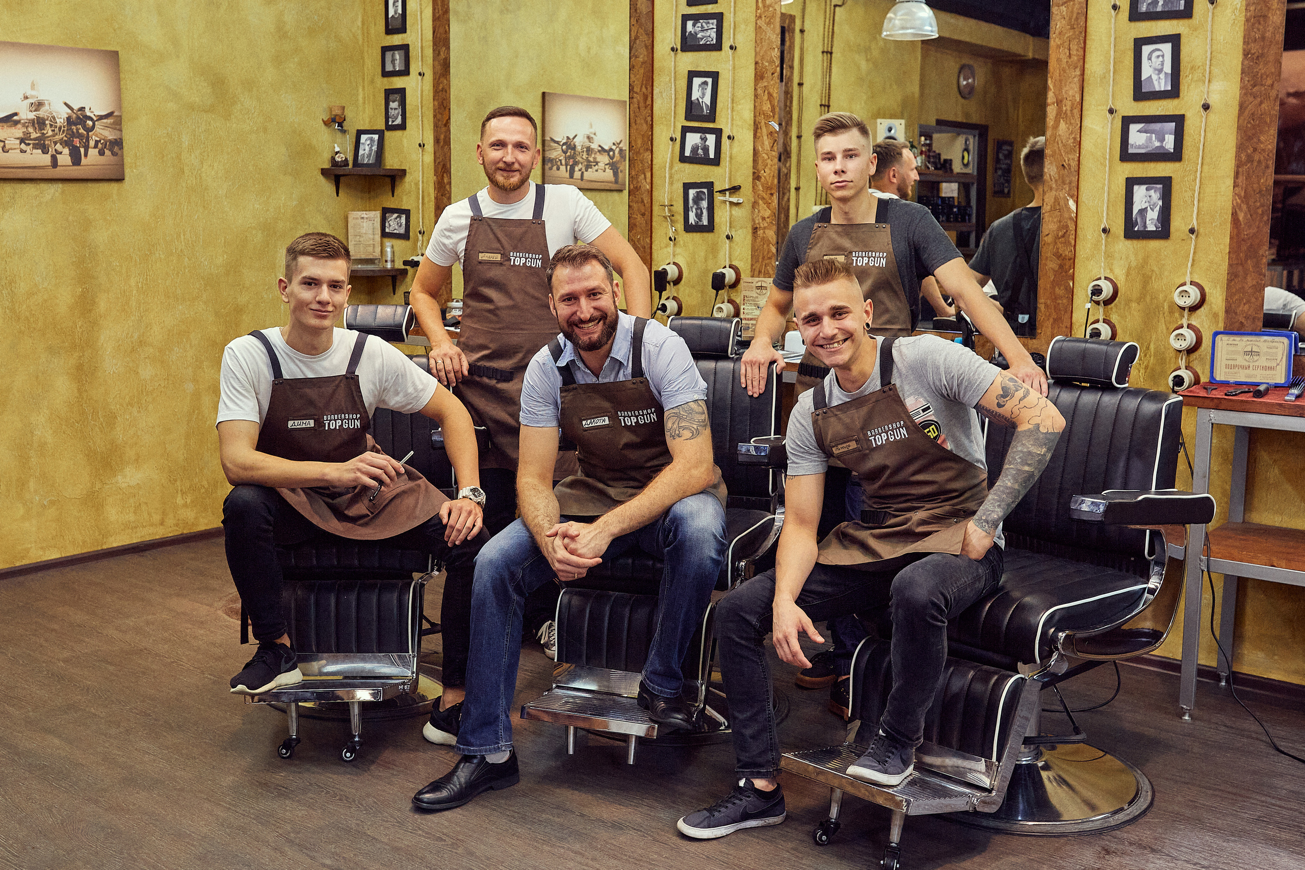 Съёмка в барбершопе. Антон Артюшин, портретный фотограф. Москва