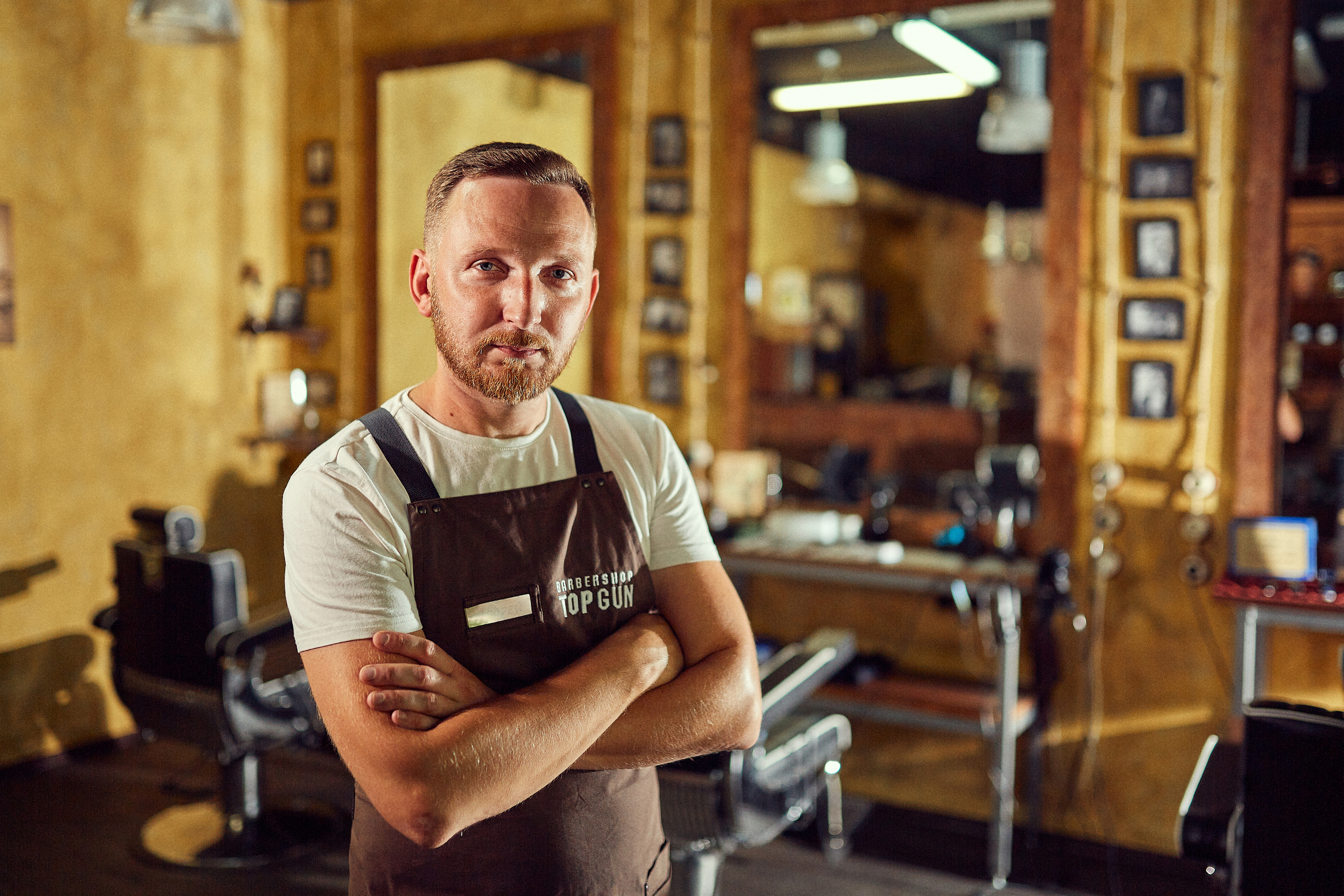 Съёмка в барбершопе. Антон Артюшин, портретный фотограф. Москва