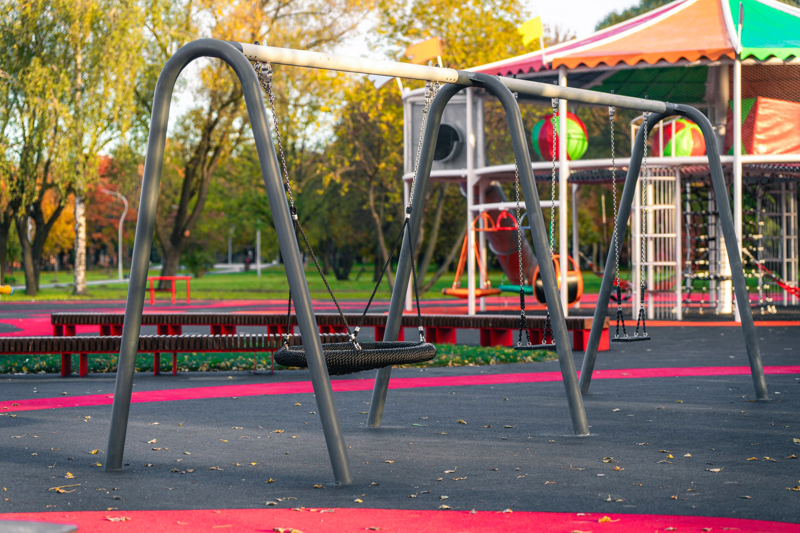 Детская площадка в Парке Авиаторов. Святослав Буньков | фотограф